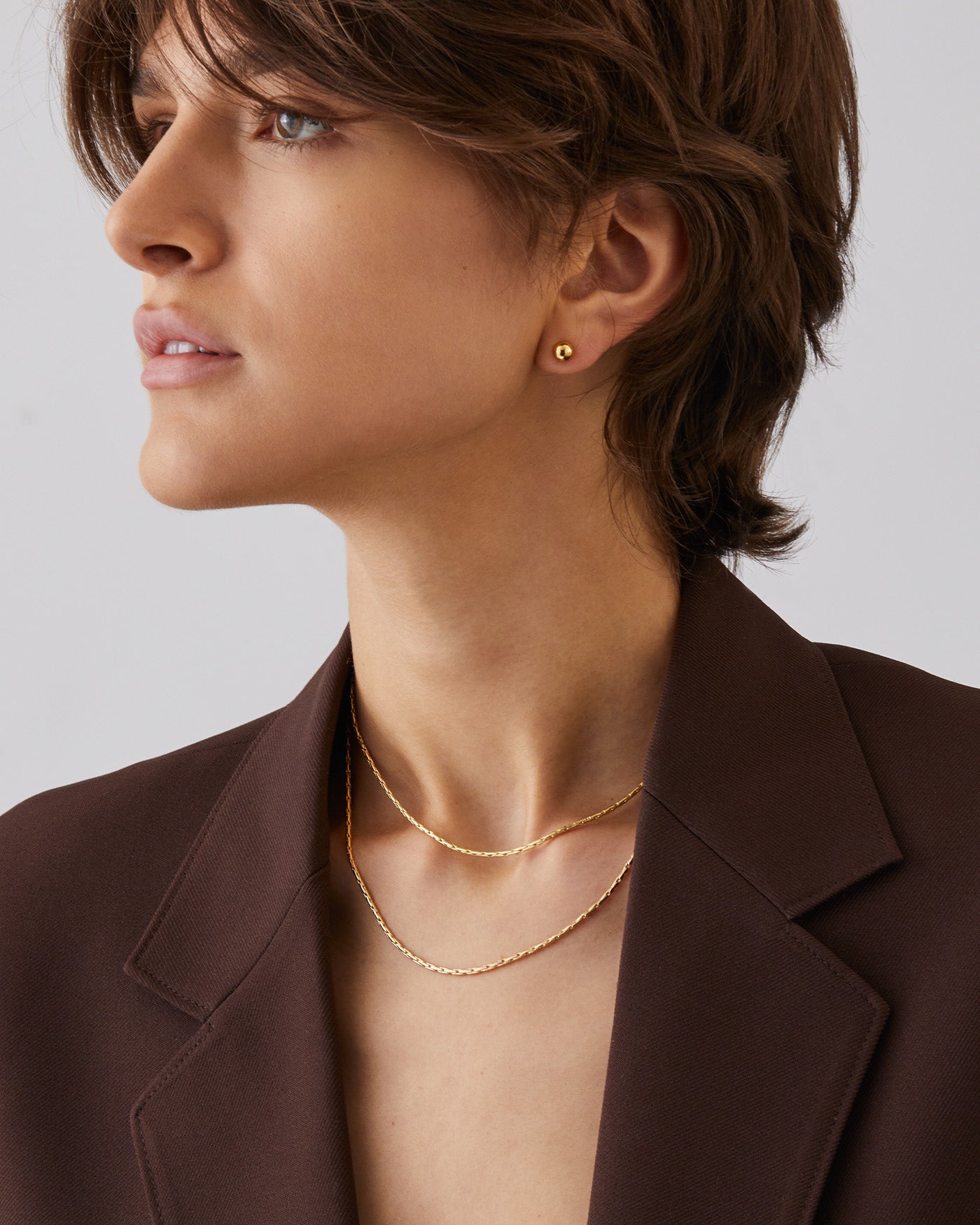 Jenny Bird Constance Wrap Gold Chain Necklace and Bracelet For Women