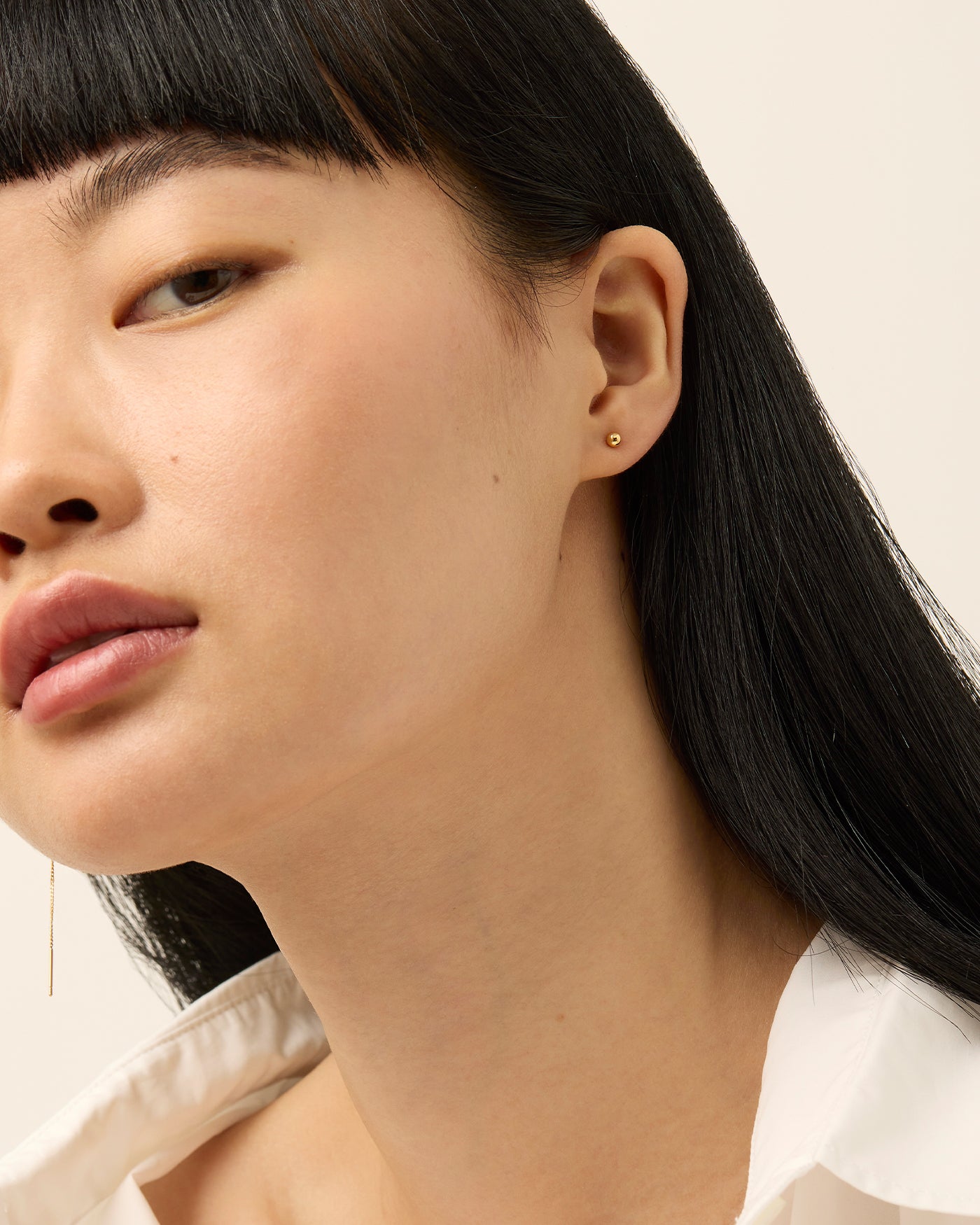Delphine Threader Earring and Stud Set