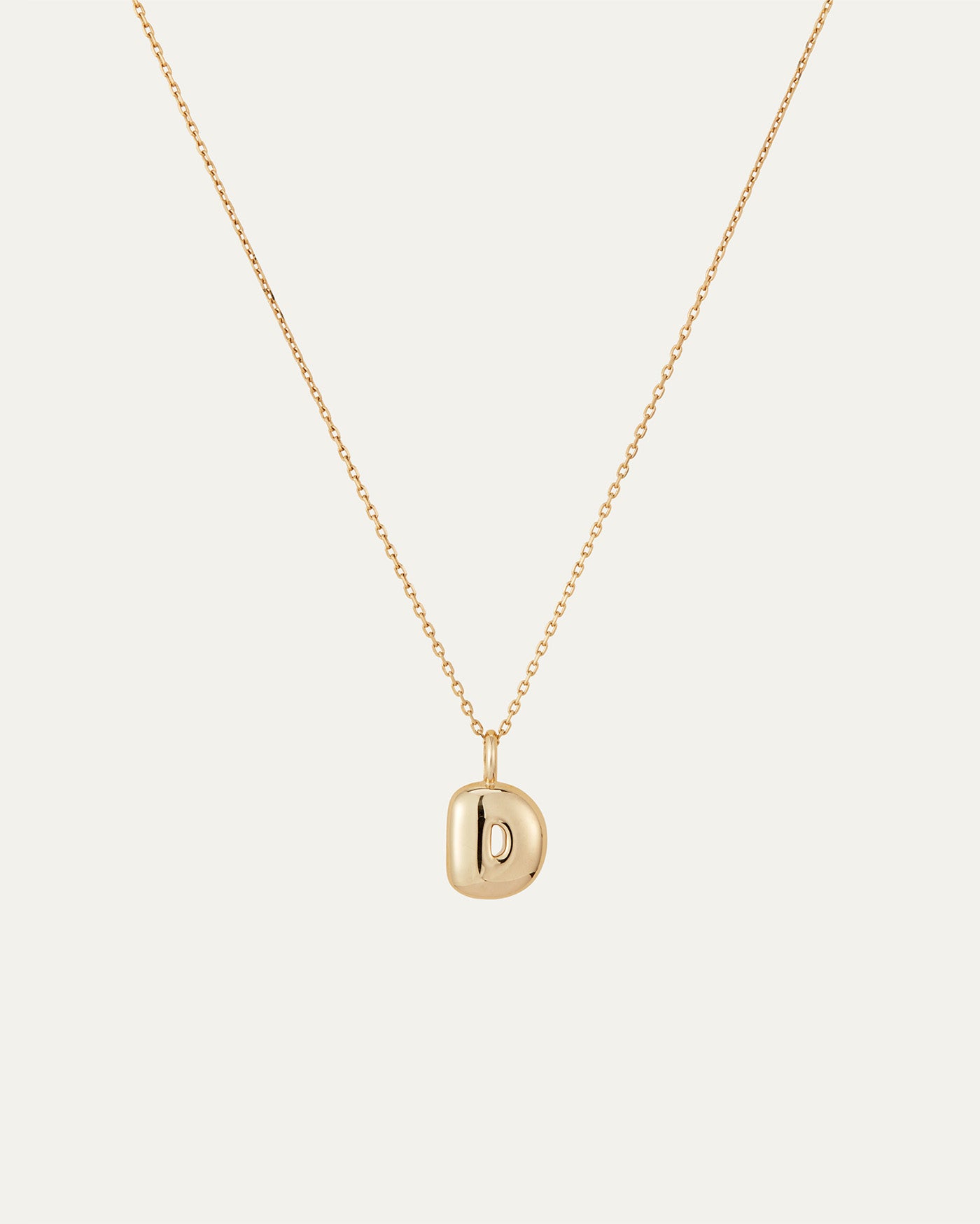 D initial deals necklace real gold