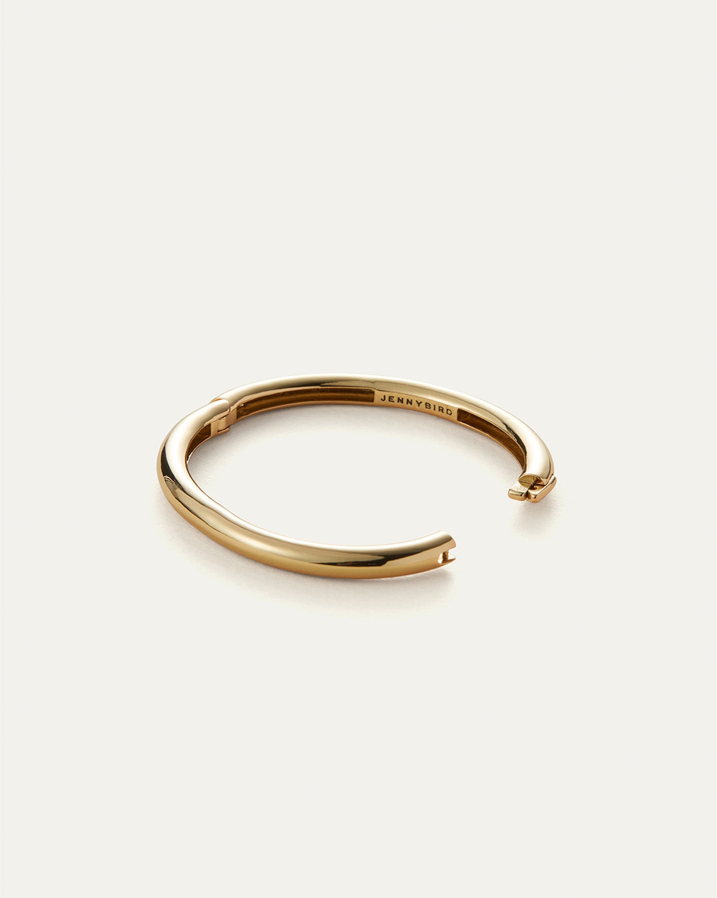 Jenny Bird Gia Gold Waterproof Hinged Bangle Bracelet For Women