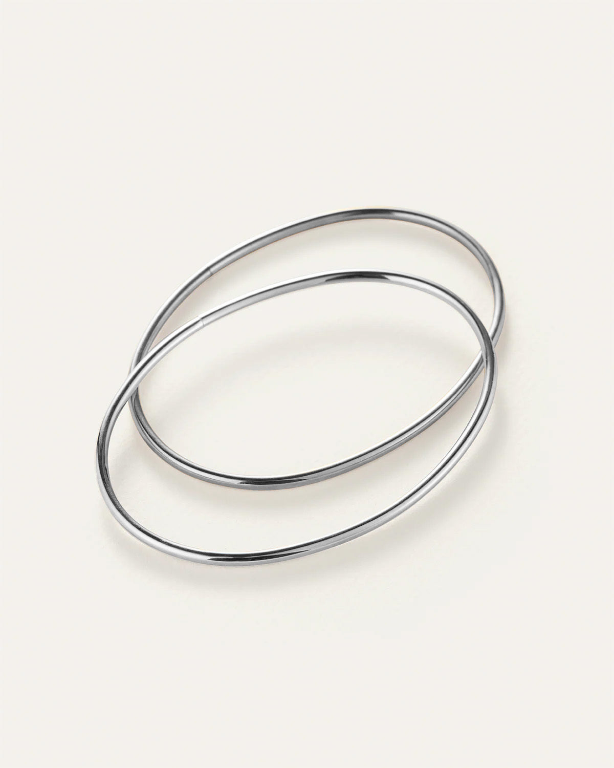 The Dane Anklet Stack - Silver | JENNY BIRD