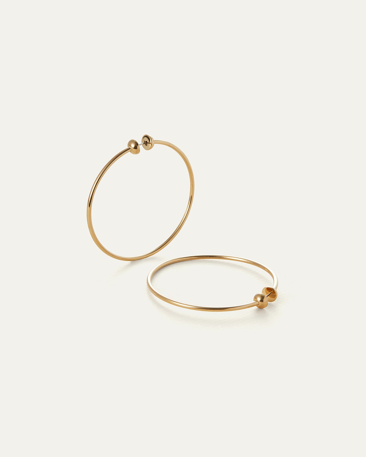 Jenny Bird Icon Medium Waterproof Gold Hoop Earrings For Women