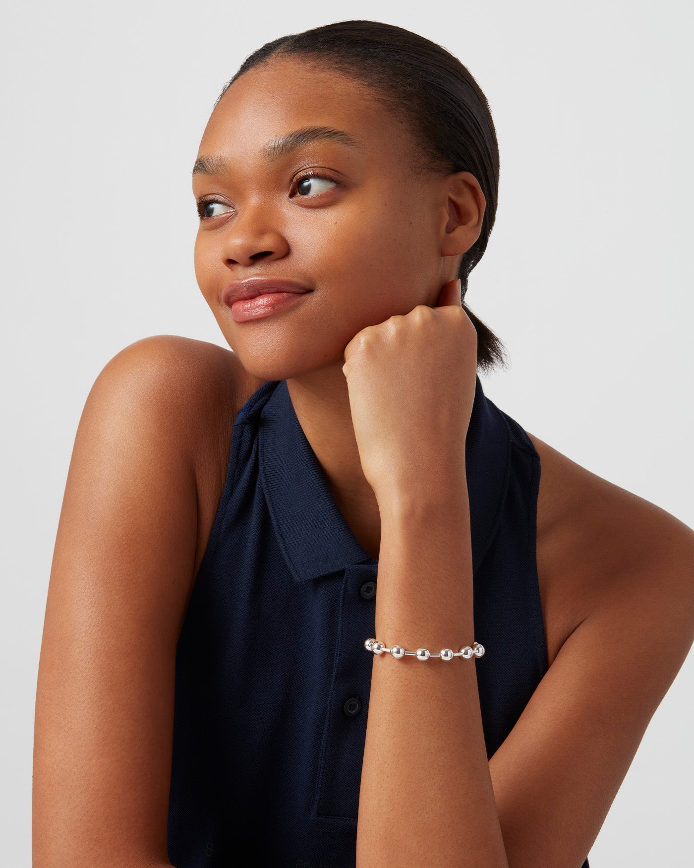 Jenny Bird Celeste Silver Chain Bracelet For Women