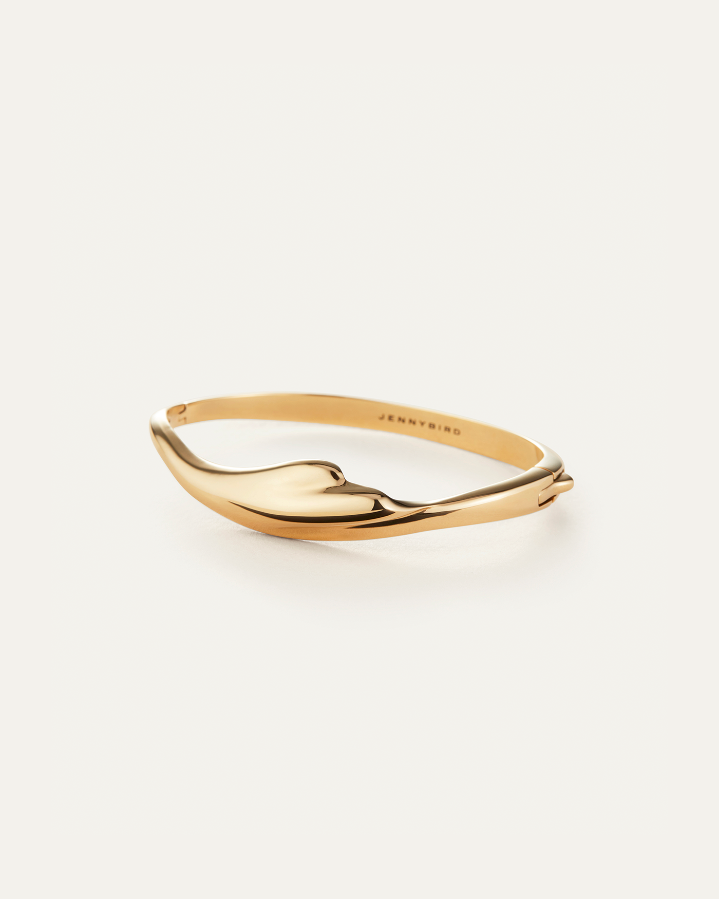 Portia Waterproof Gold Bangle Bracelet | JENNY BIRD