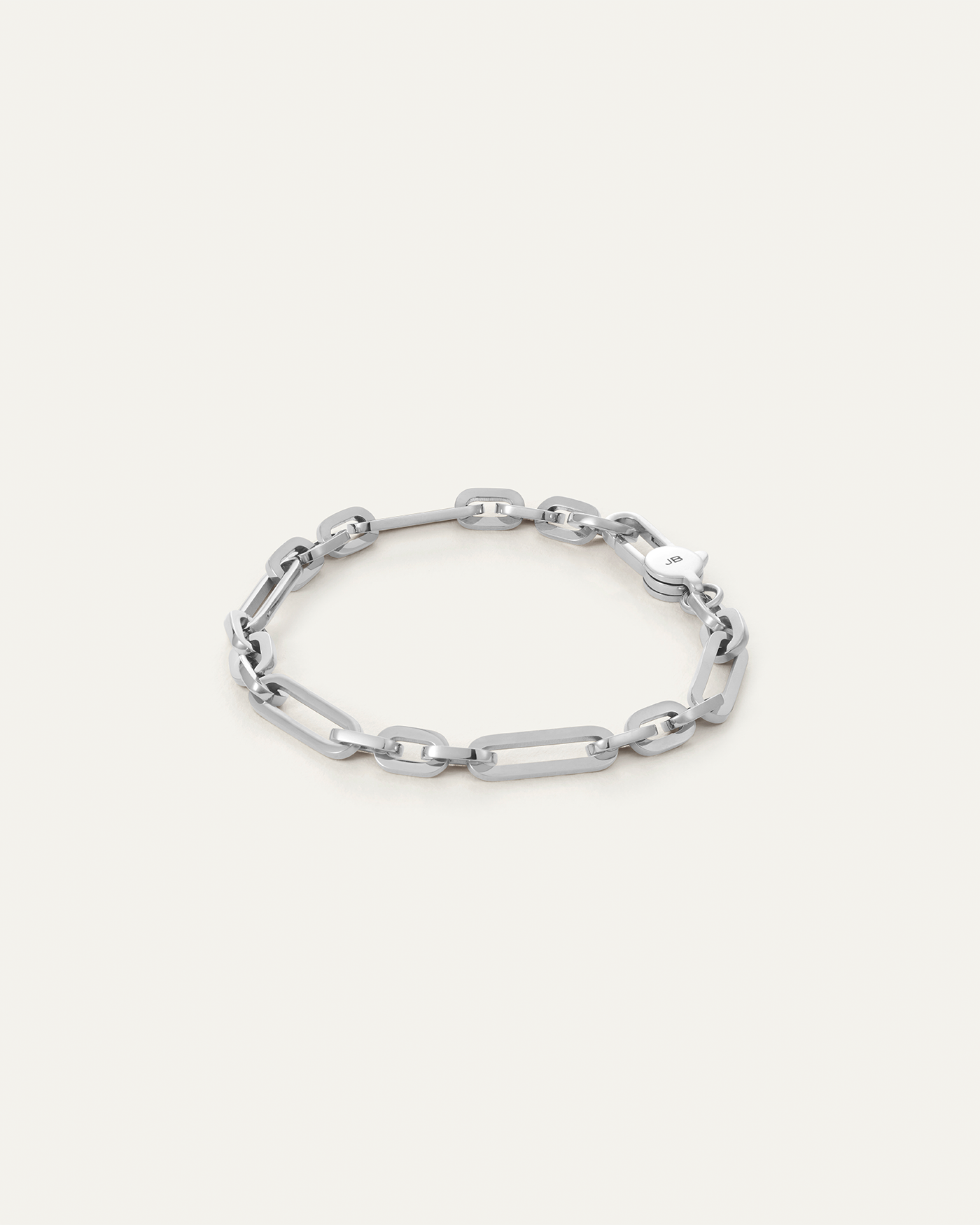 Mercer Bracelet | Silver Waterproof Paperclip Bracelet | JENNY BIRD