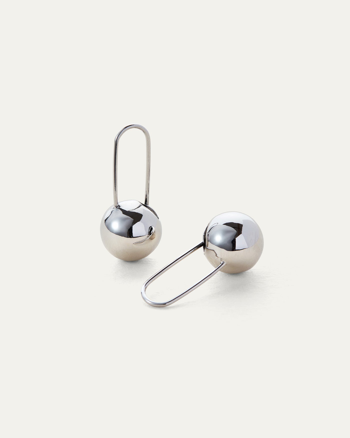 Jenny Bird Celeste Silver Hinged Drop Earrings For Women