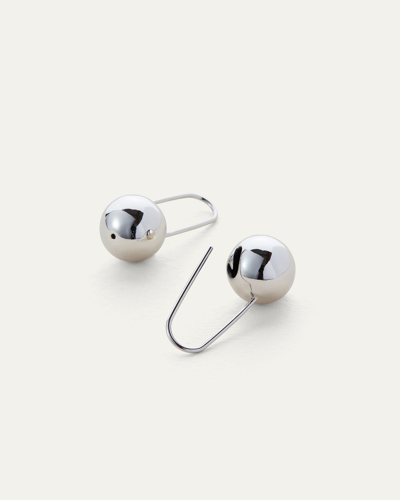 Jenny Bird Celeste Silver Hinged Drop Earrings For Women