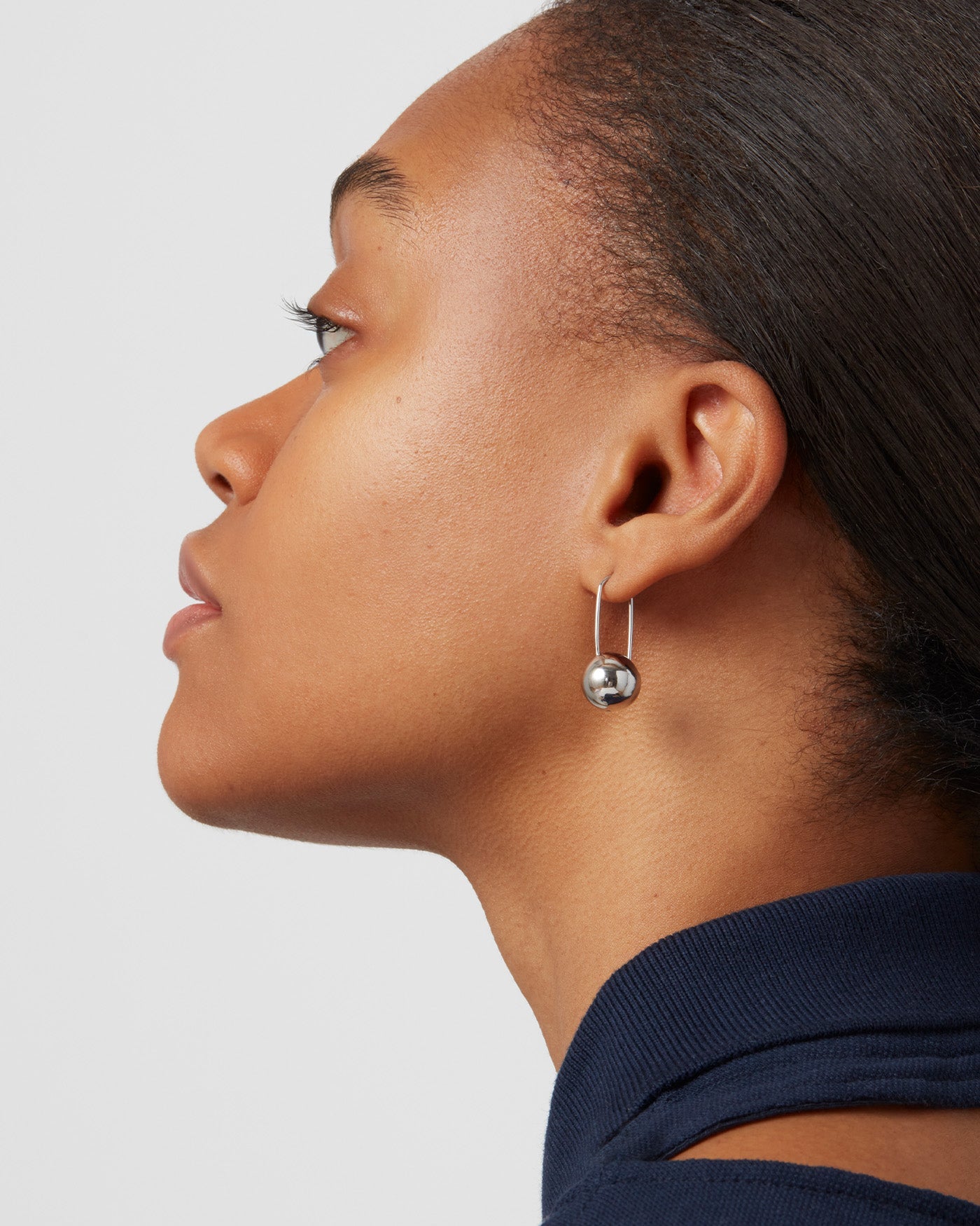 Jenny Bird Celeste Silver Hinged Drop Earrings For Women