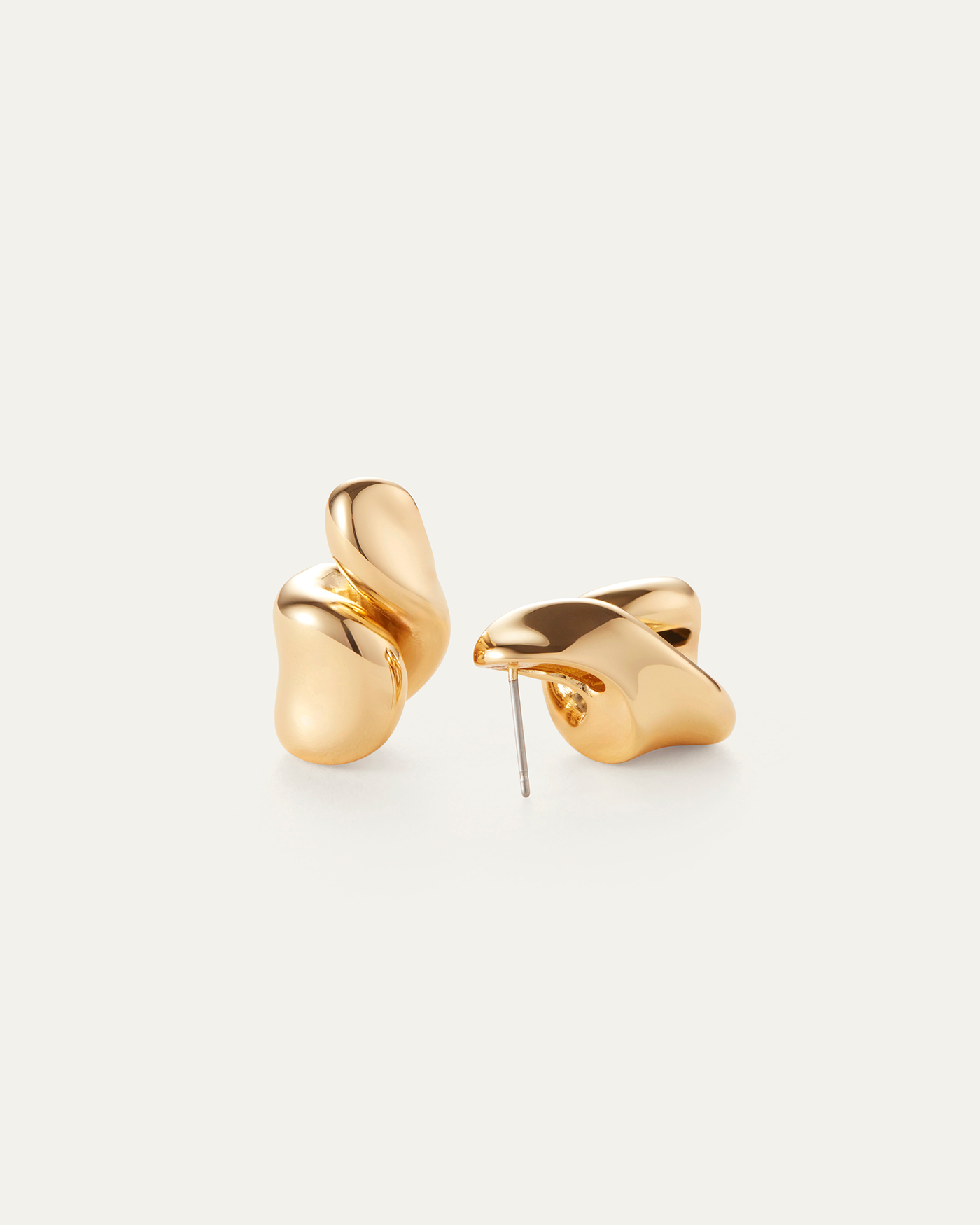 【JENNY BIRD】カナダ発 人気 Estelle ツイスト ピアス Estelle Earrings | Gold Drop Earrings | JENNY BIRD