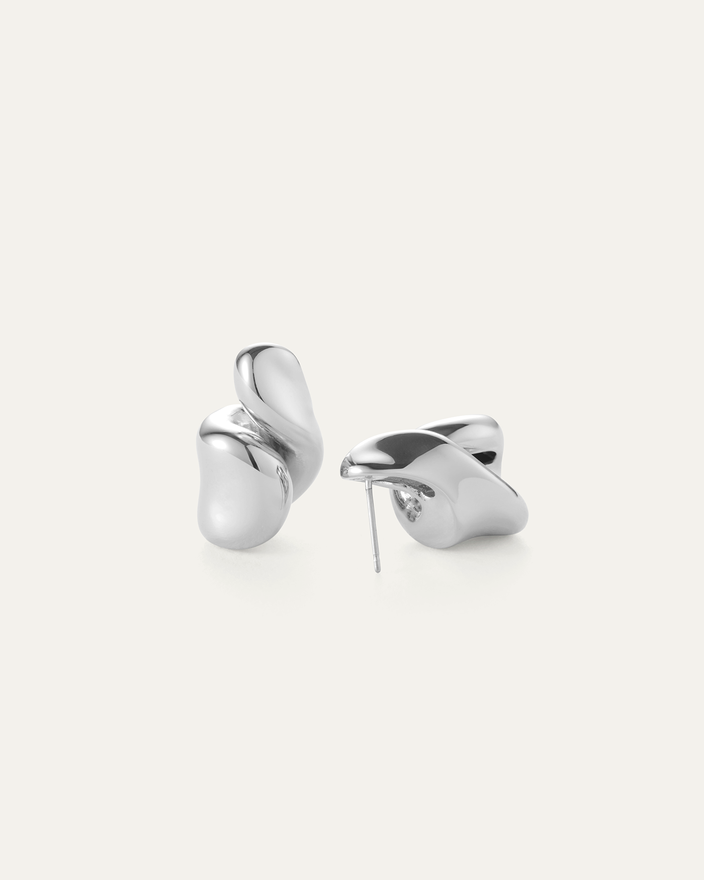 Estelle Earrings | Silver Drop Earrings | JENNY BIRD