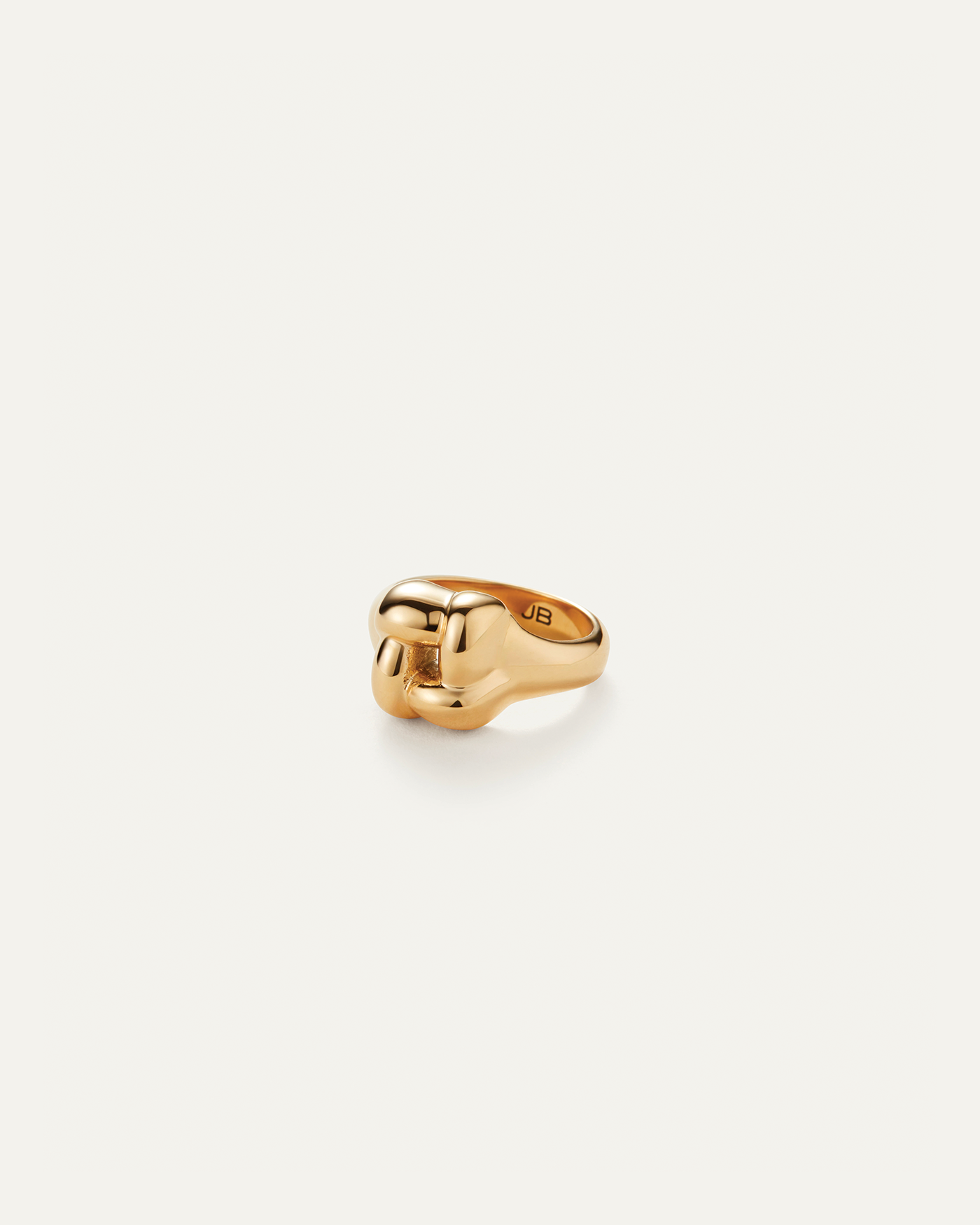 Woven Square Signet Ring | Gold Pinky Ring | JENNY BIRD