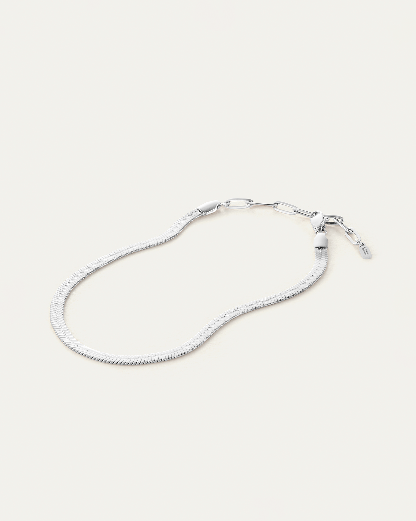 Zeina Anklet - Silver | JENNY BIRD