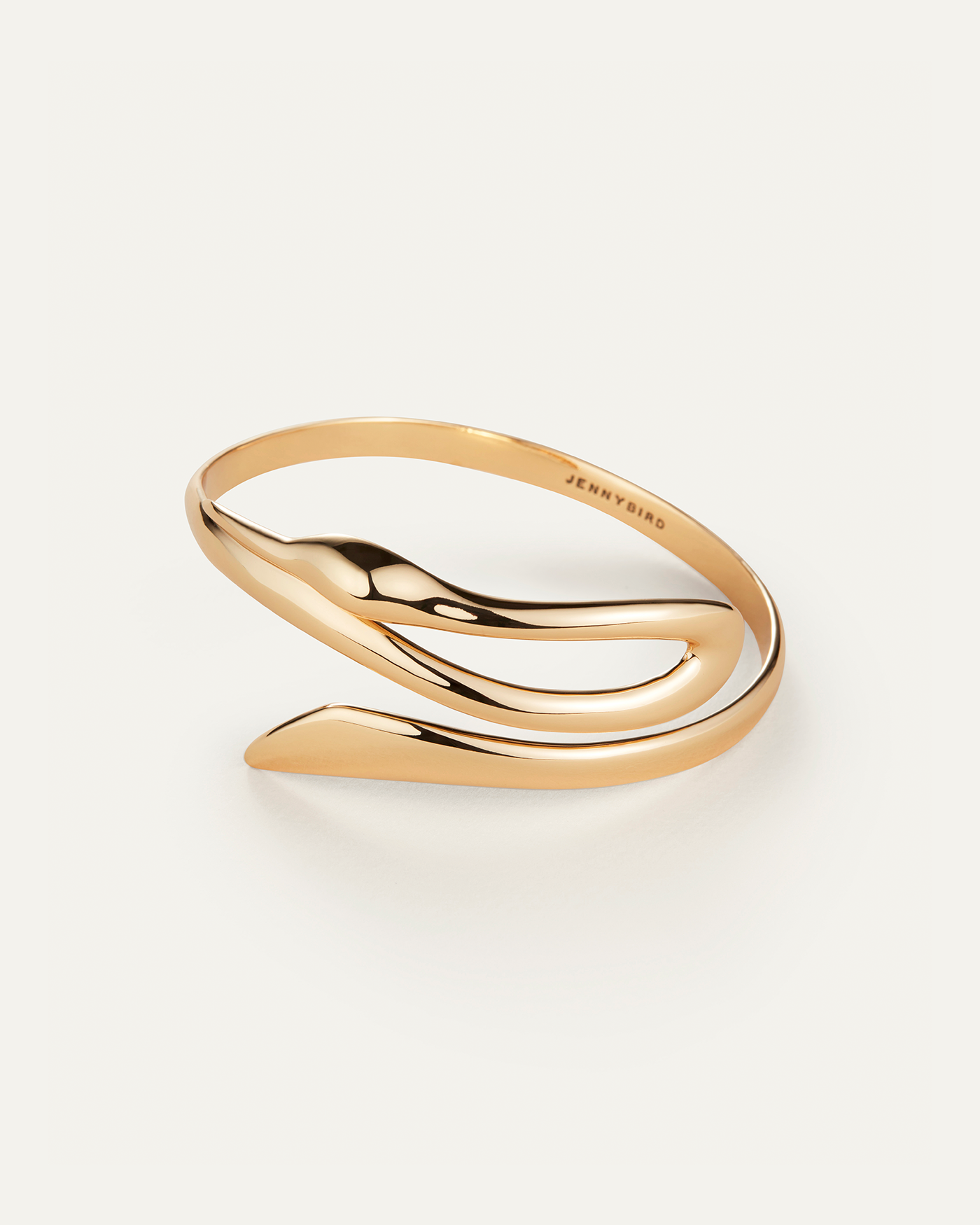 Egret Gold Arm Cuff Bracelet | JENNY BIRD