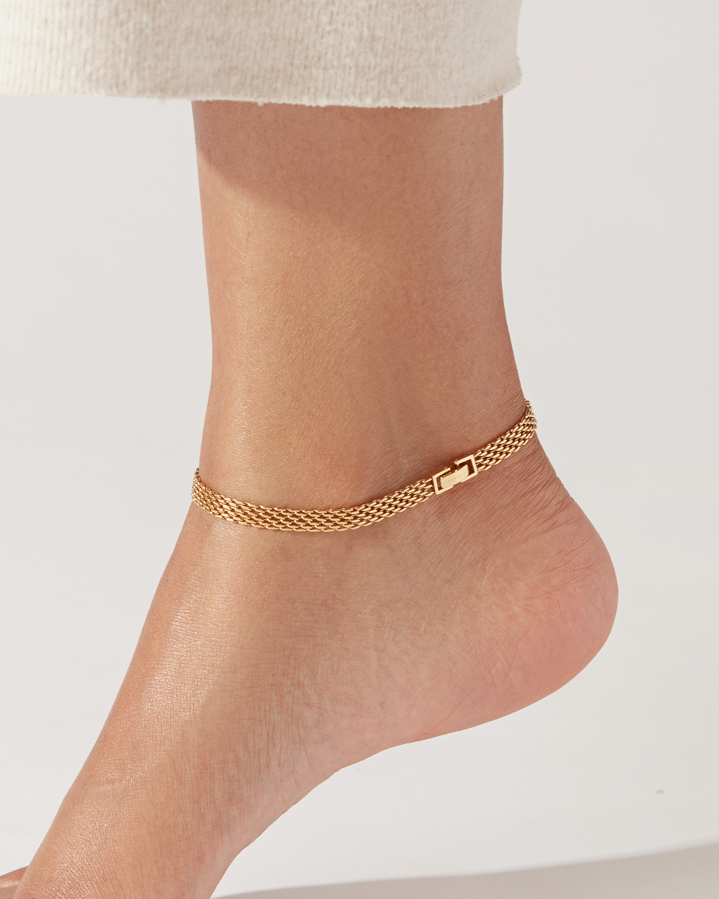 Jenny Bird Blythe Gold Anklet Waterproof Gold Ankle Bracelet