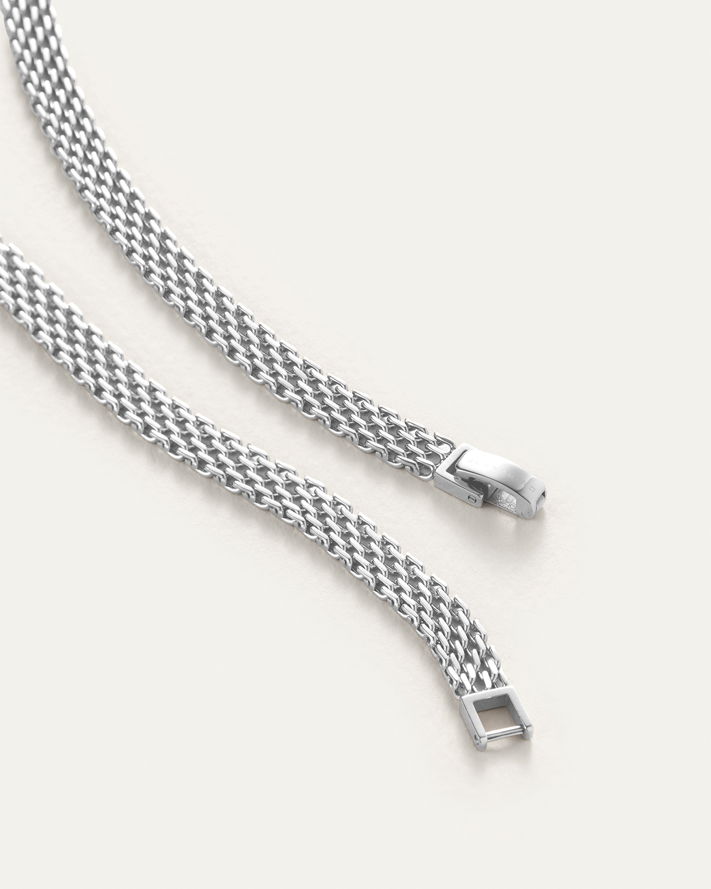 Jenny Bird Blythe Silver Anklet Waterproof Silver Ankle Bracelet