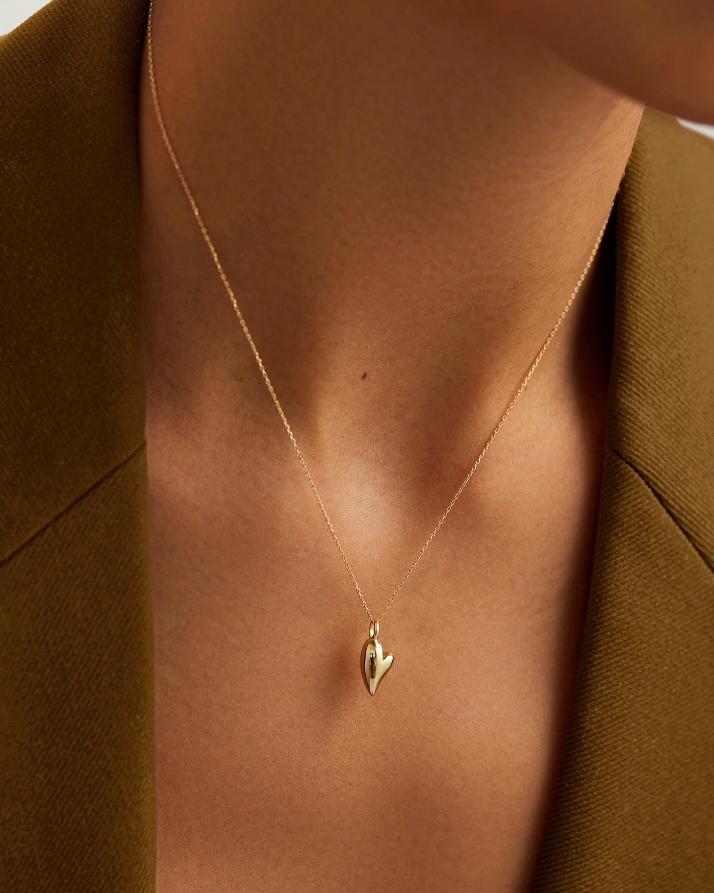 14K Gold Heart Pendant