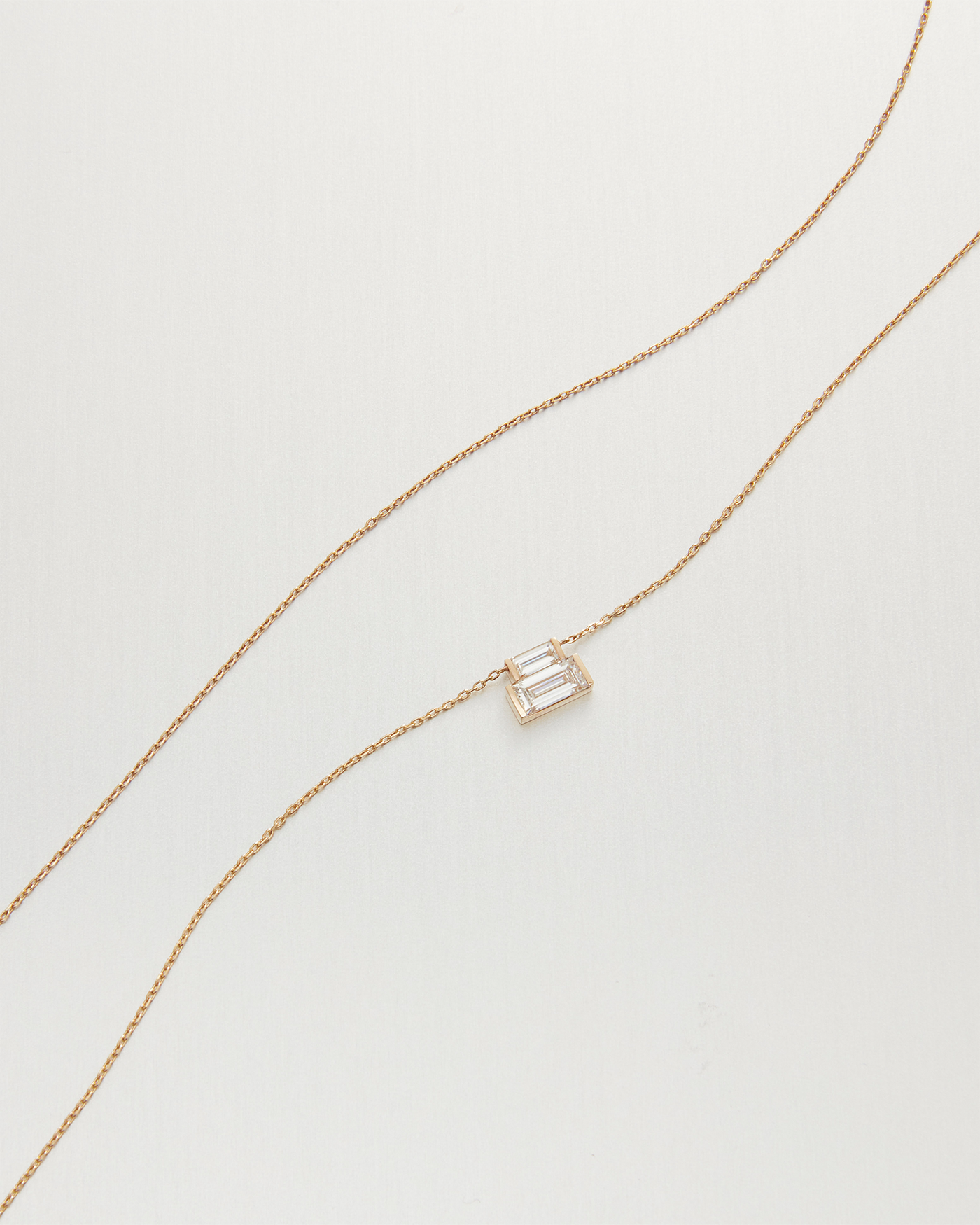 14K Yellow Gold Lab Grown Diamond Necklace | 14 Karat Gold