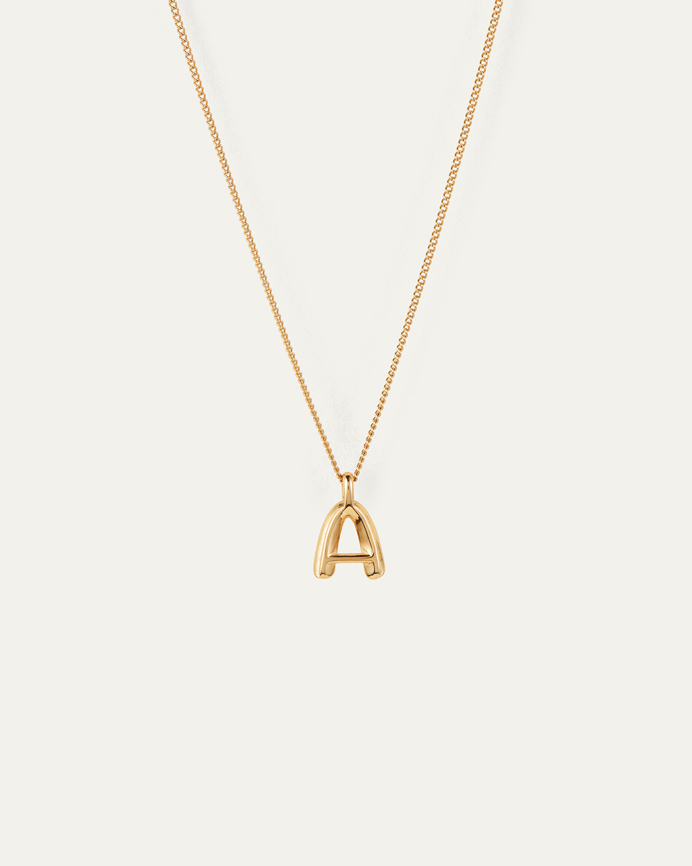 J monogram hot sale necklace