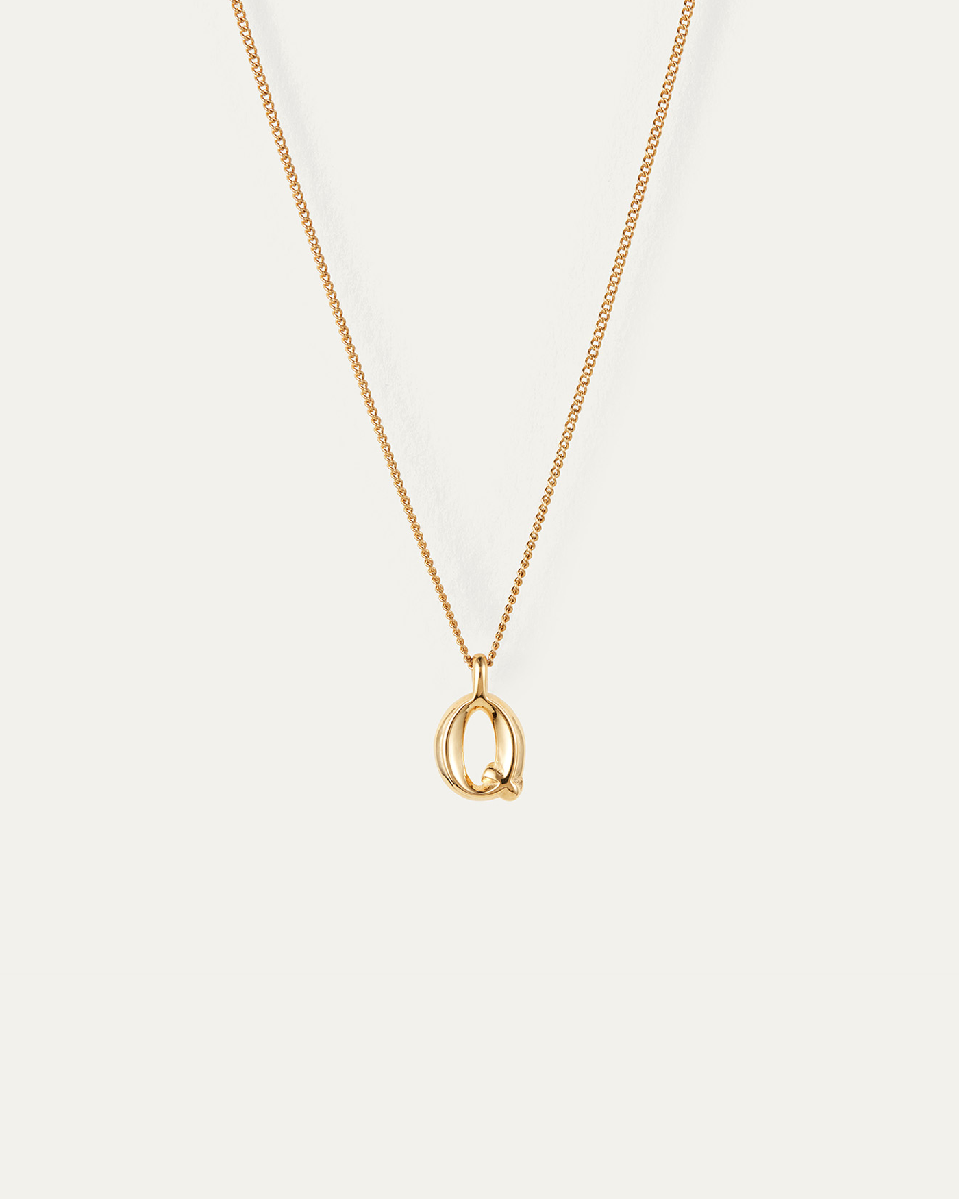 Monogram Necklace - Q