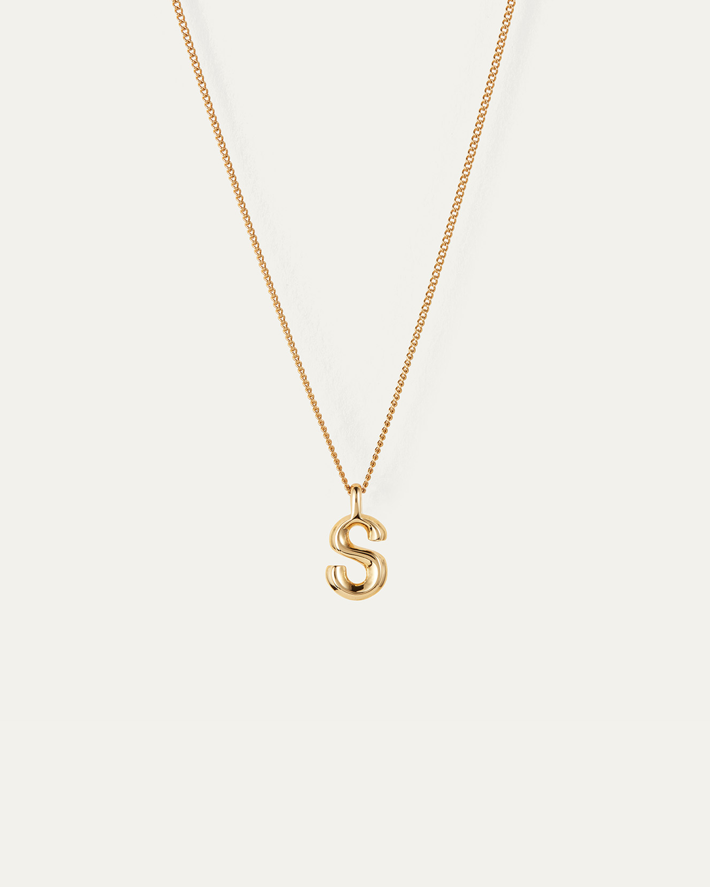 necklace letter s