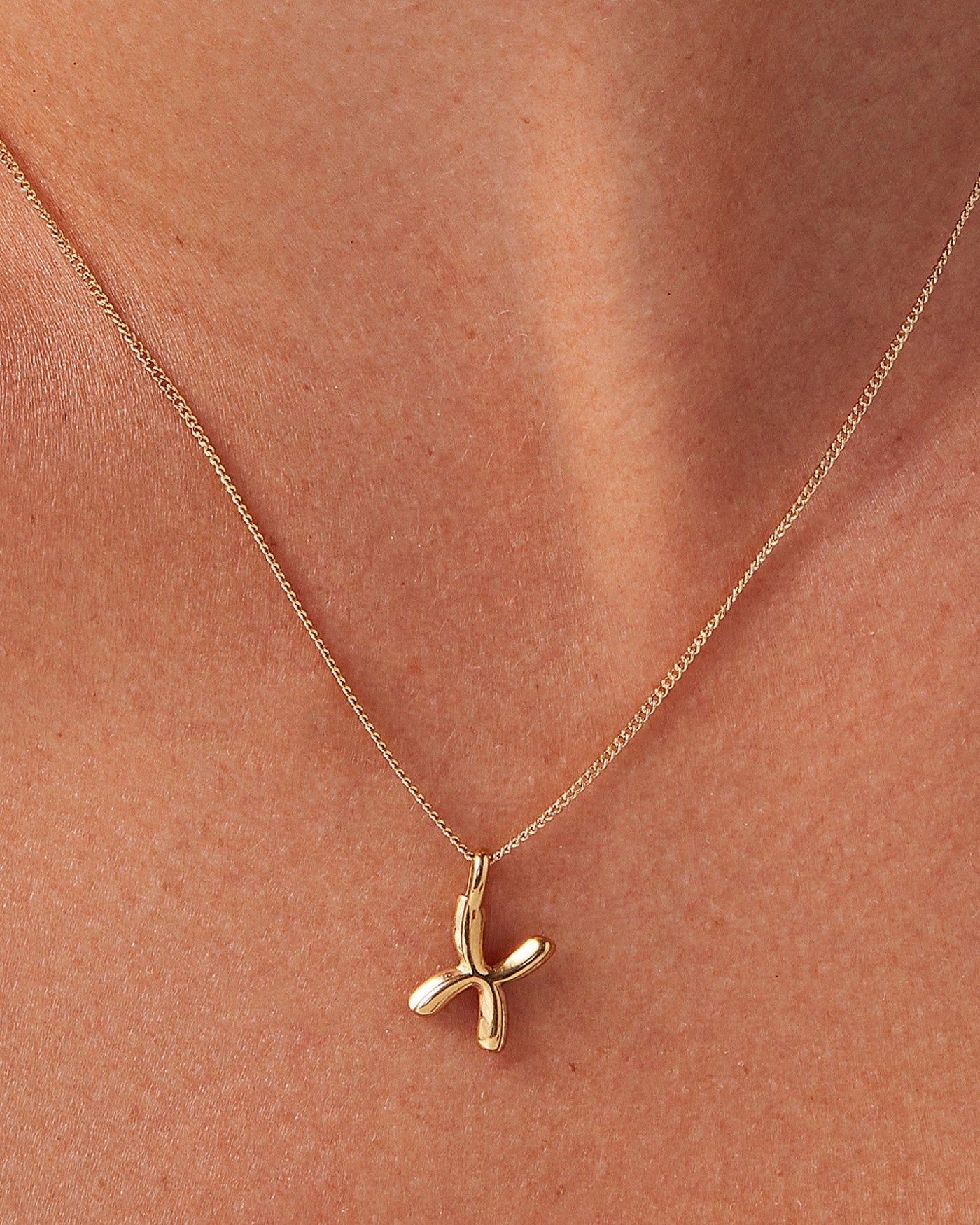 Monogram Necklace - X