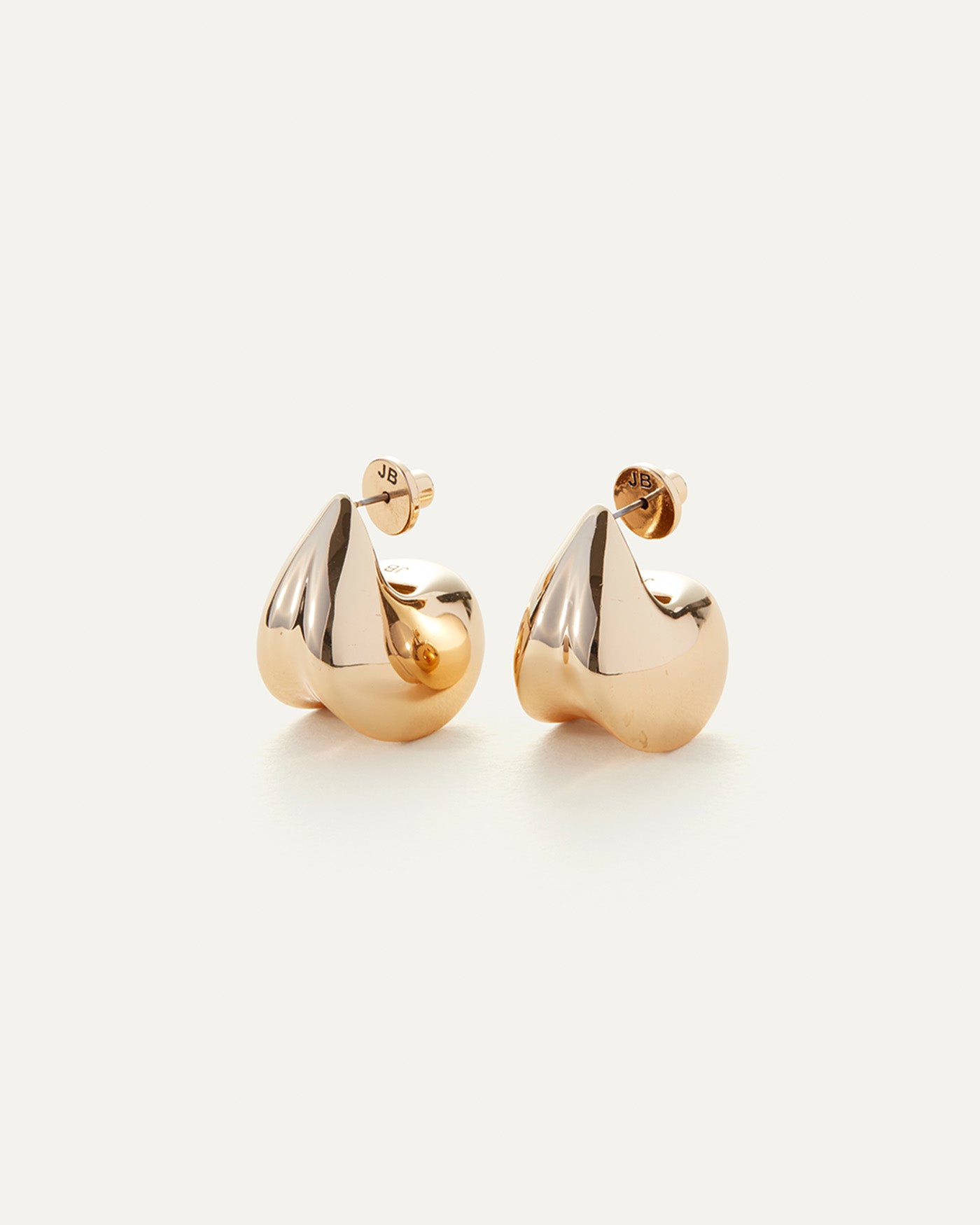 Jenny Bird Nouveaux Puff Gold Statement Earrings For Women
