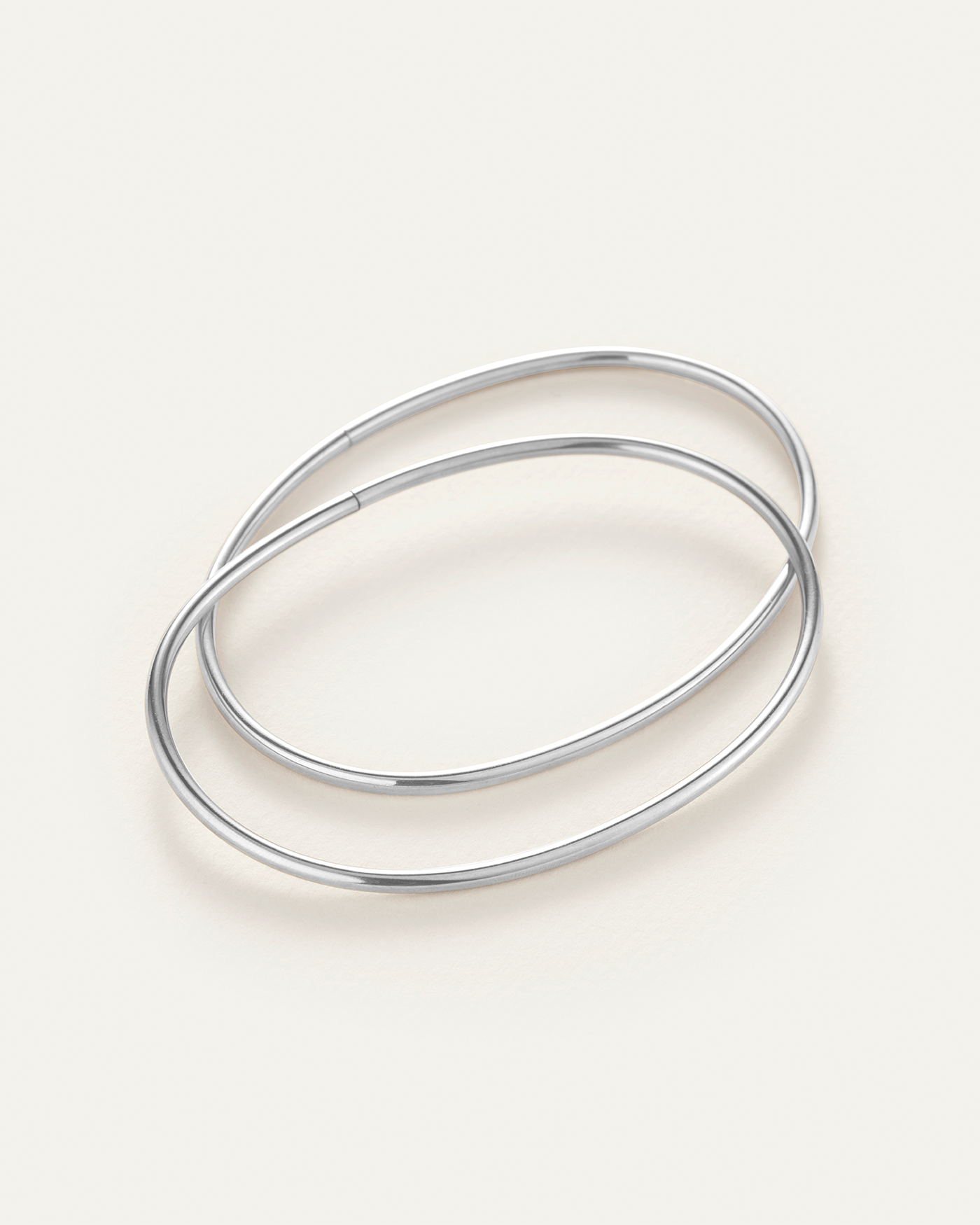 JENNY BIRD  Dane Bangle Anklets Silver Waterproof Ankle Bracelet Stack