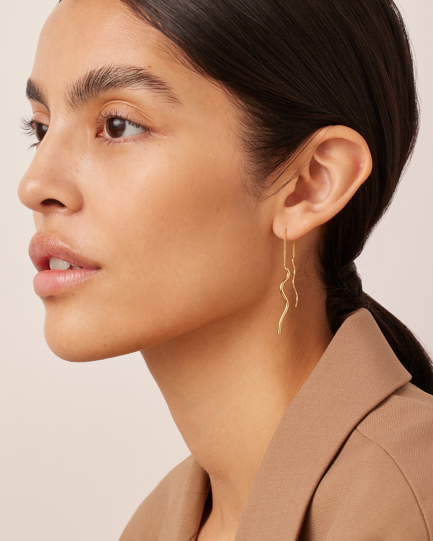 Squiggle Threader Earrings