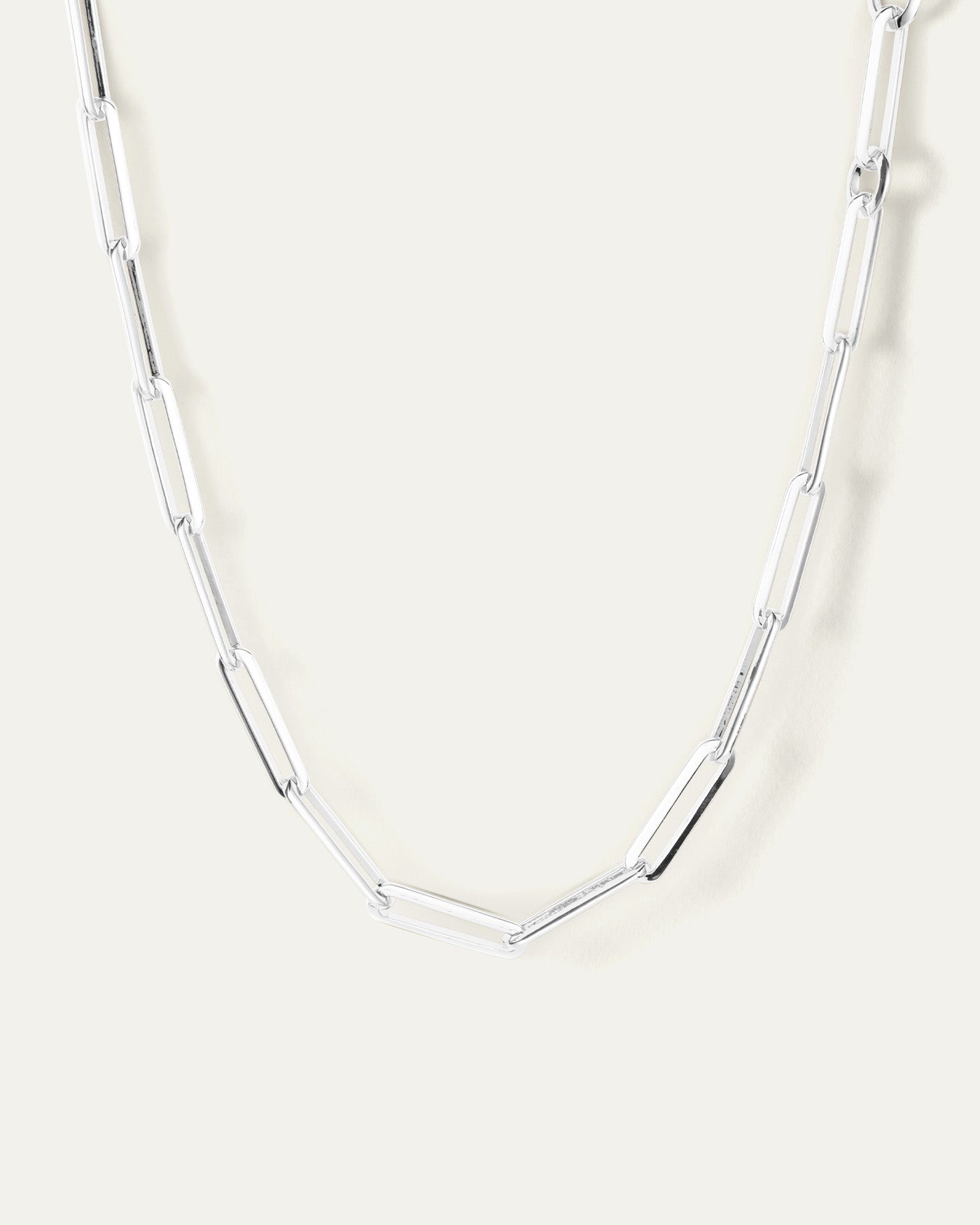 Stevie Chain Necklace Silver | JENNY BIRD