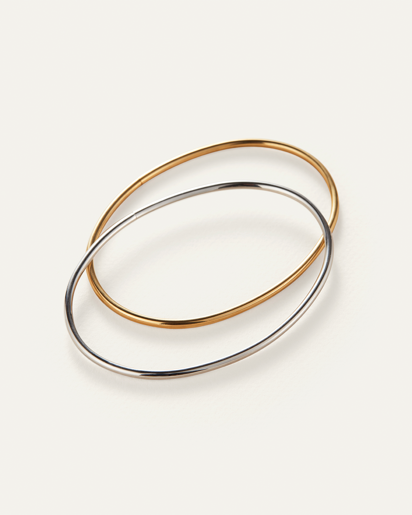 JENNY BIRD★Dane アンクレット シンプル 3mm ゴールド シルバー The Dane Anklet Stack - Gold and Silver | JENNY BIRD