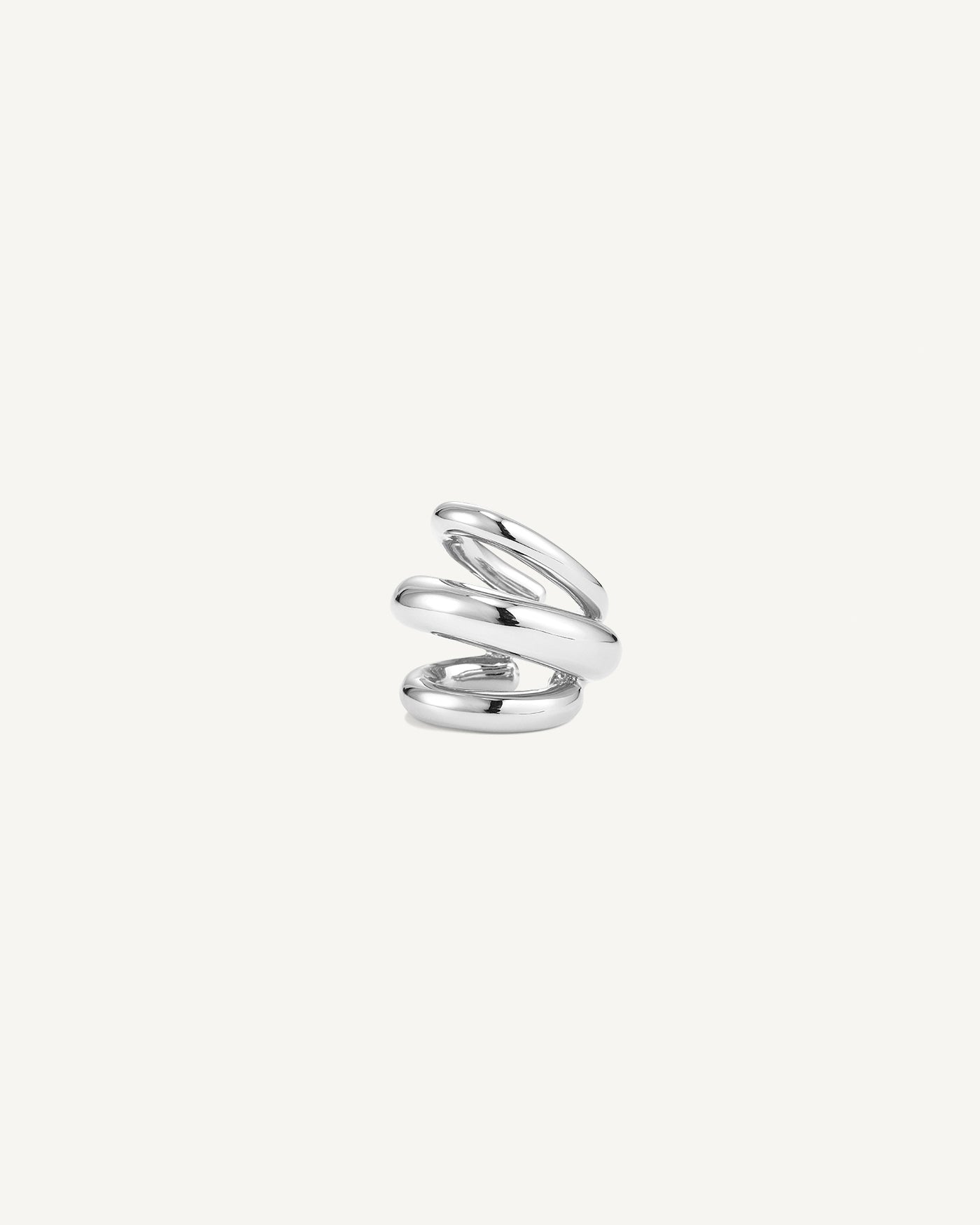 Tome Triple Ear Cuff Silver | JENNY BIRD