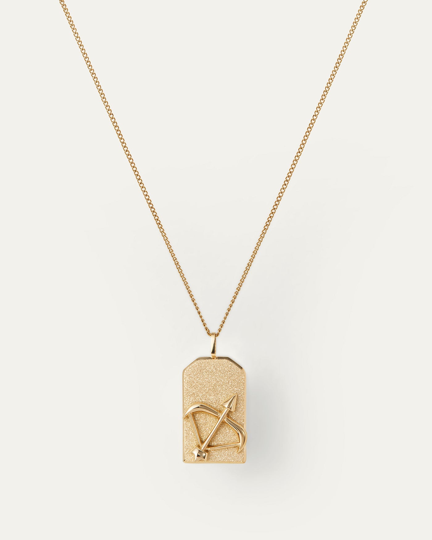 Sagittarius on sale gold necklace