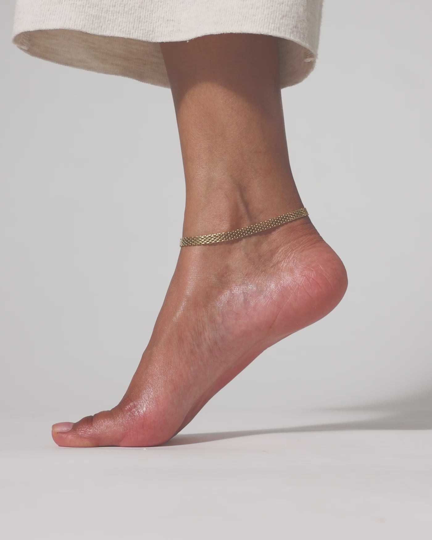 Jenny Bird Blythe Gold Anklet Waterproof Gold Ankle Bracelet