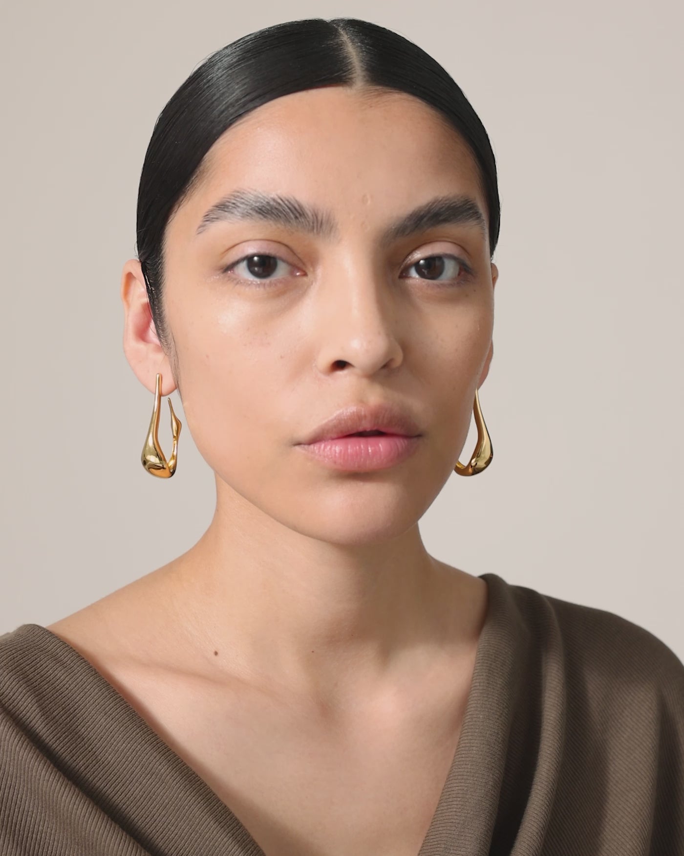 Jenny Bird Colette Medium Gold Hoop Earrings For Women