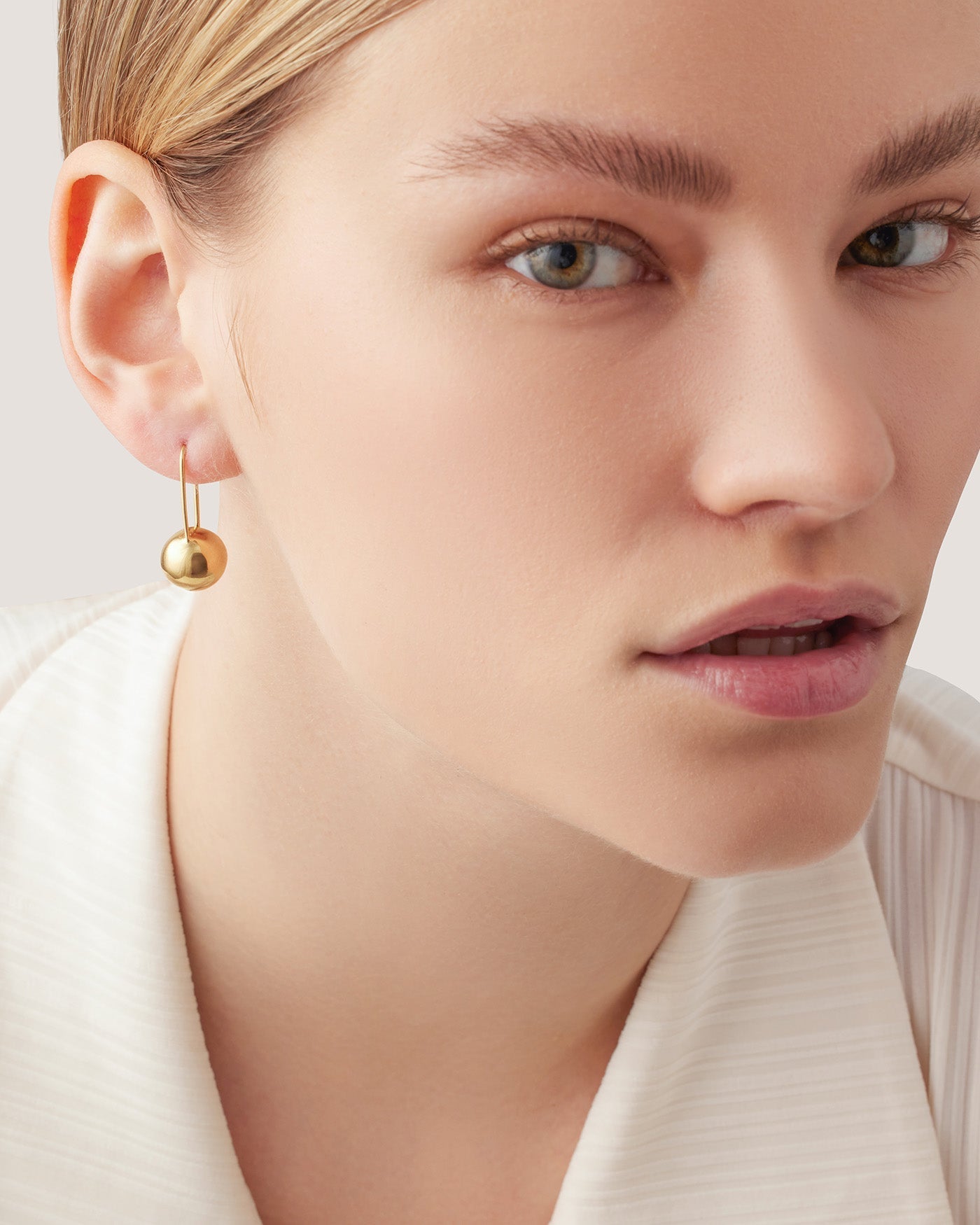 Jenny Bird Celeste Gold Hinged Drop Earrings For Women