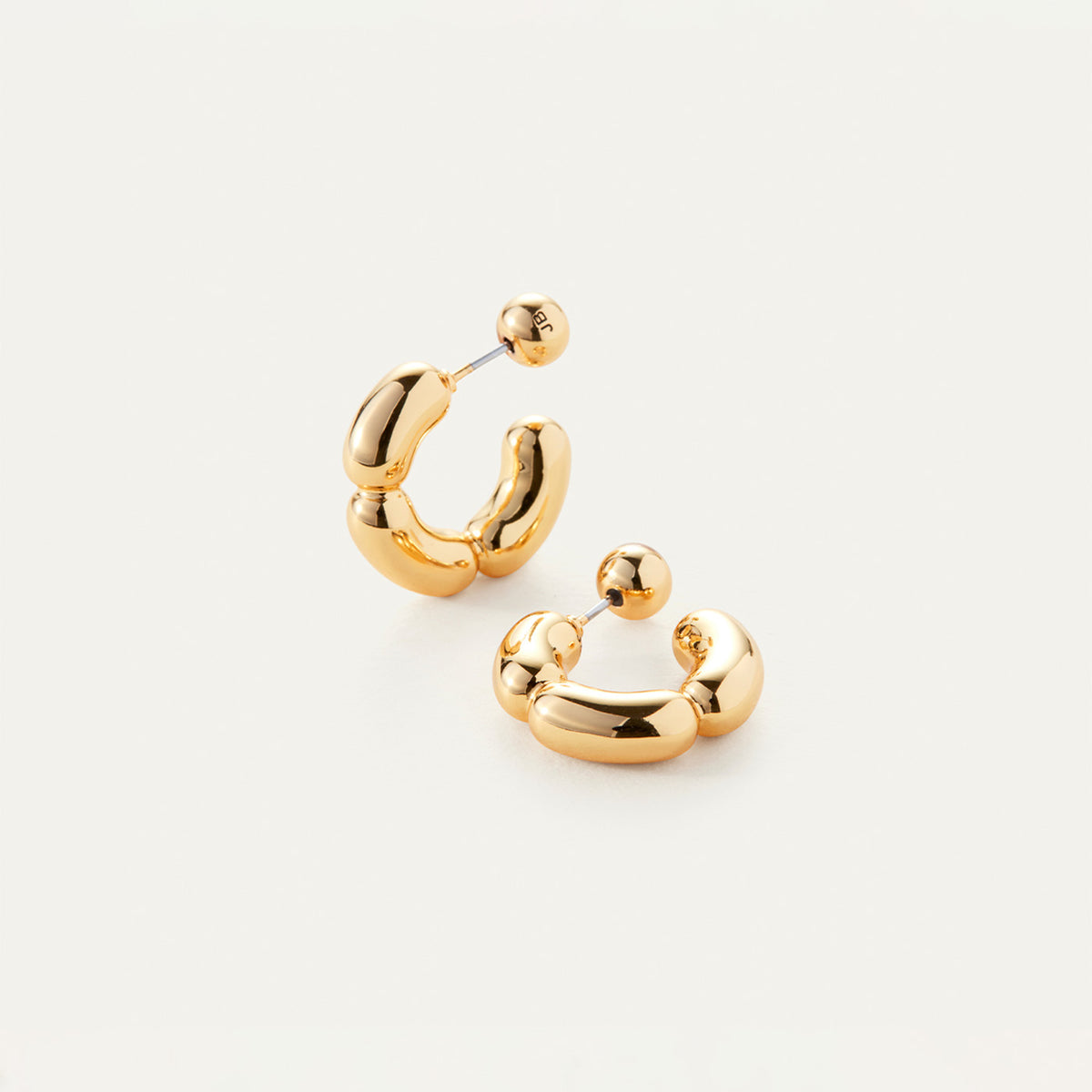 Toni Hinged Hoops - Small Gold