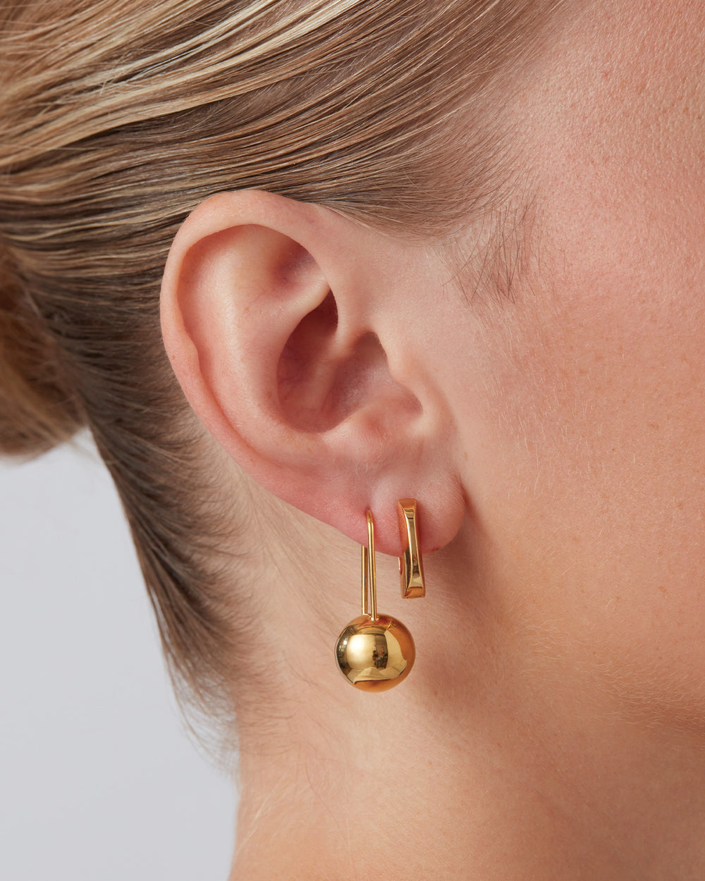 Celeste Gold Ball Drop Earrings for Women | JENNY BIRD