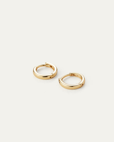 Gold Huggie Hoop Earrings