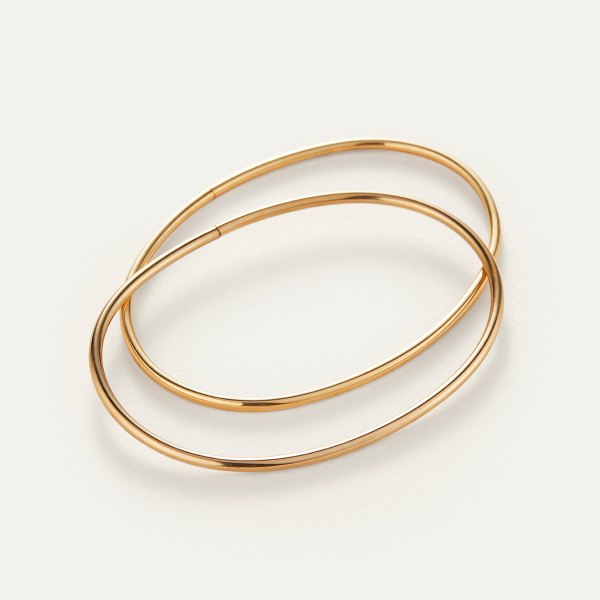 The Dane Anklet Stack - Gold | Gold Waterproof Ankle Bangles