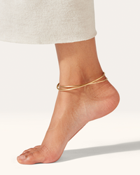 The Dane Anklet Stack