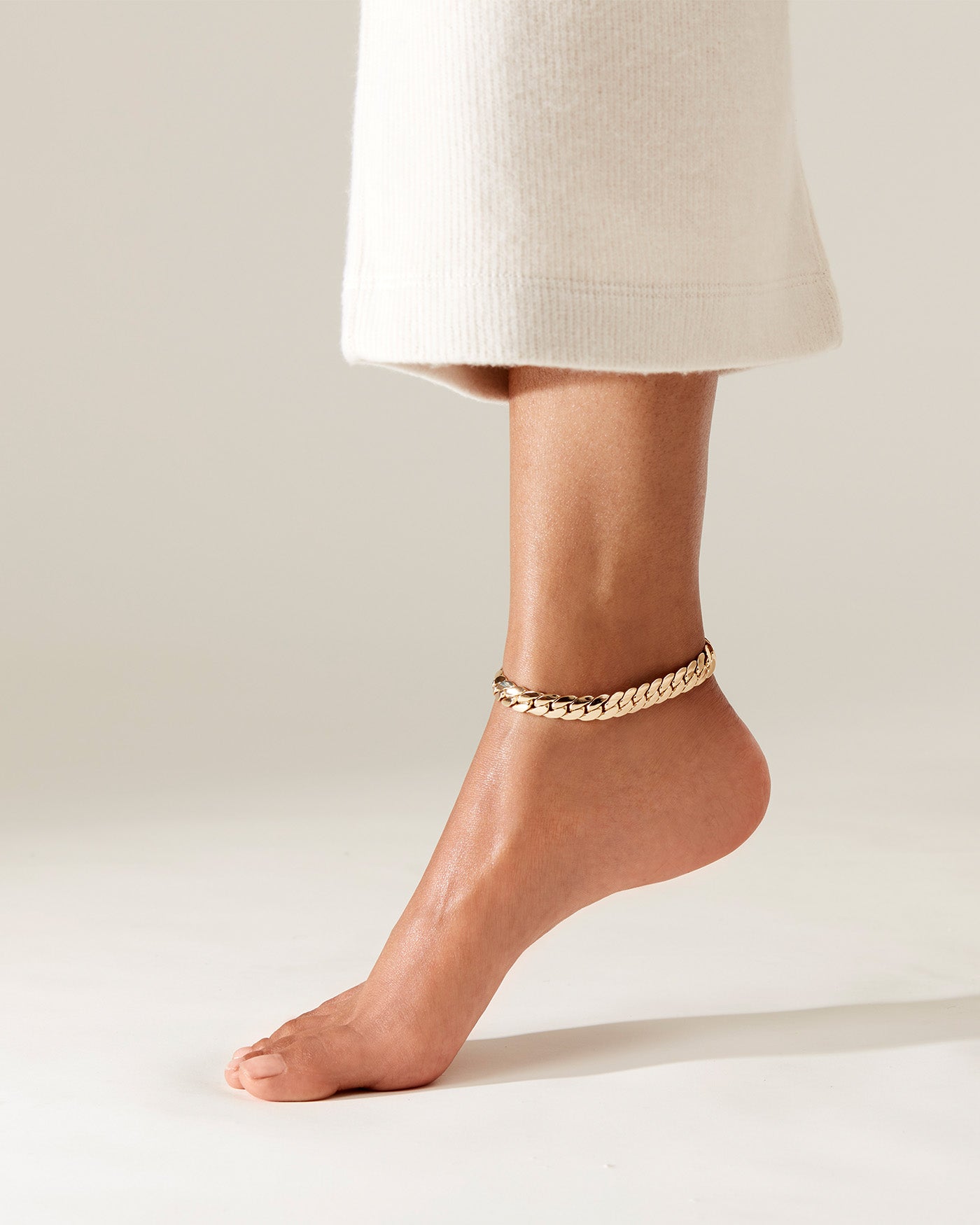 Fine 9ct Yellow Gold Rope Style Anklet / Ankle Bracelet 10