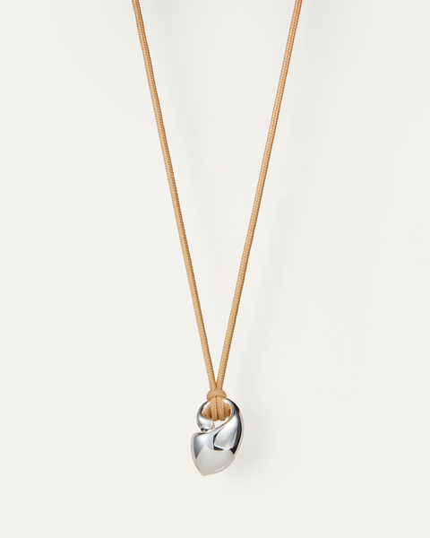 Estelle Rope Necklace - Silver | JENNY BIRD