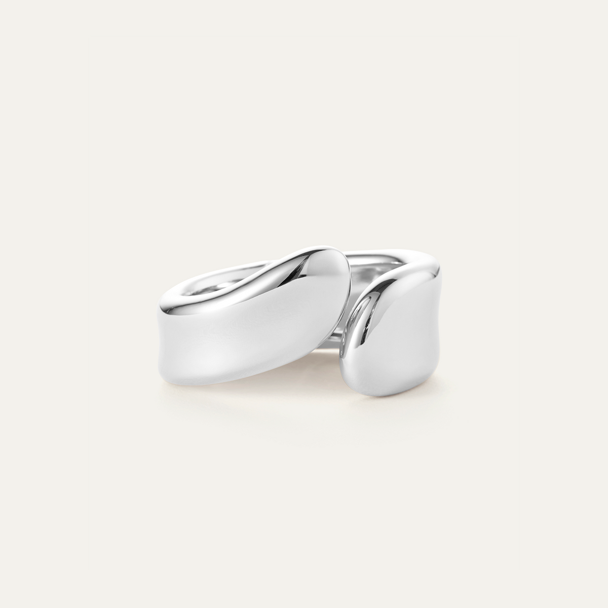 【Jenny Bird】Solene バングル ブレスレット ★ ラウンドエッジ Solene Silver Cuff Bracelet | Open Cuff Bracelet | JENNY BIRD