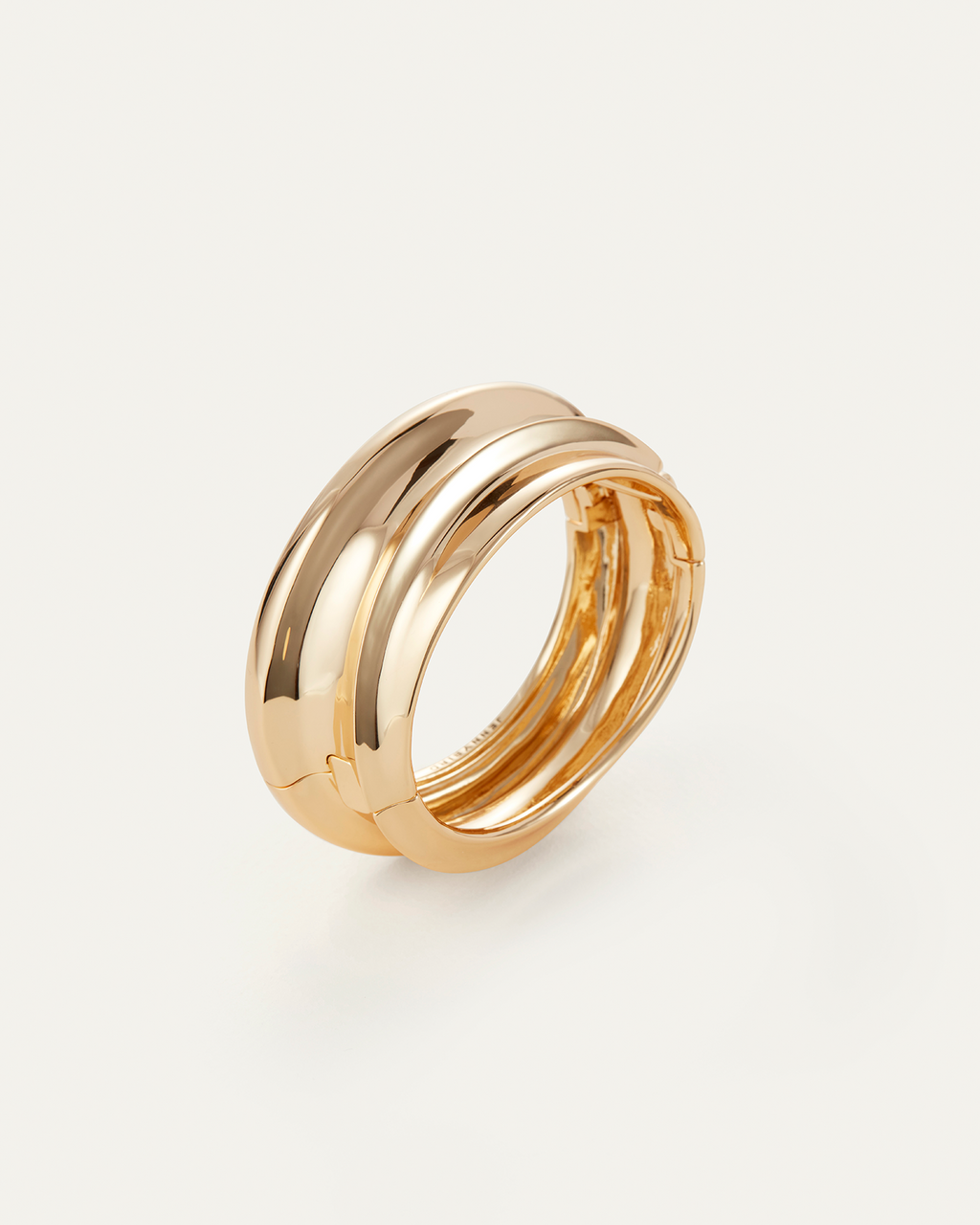 Lennon Mega Bangle | Gold Statement Bangle Bracelets | JENNY BIRD