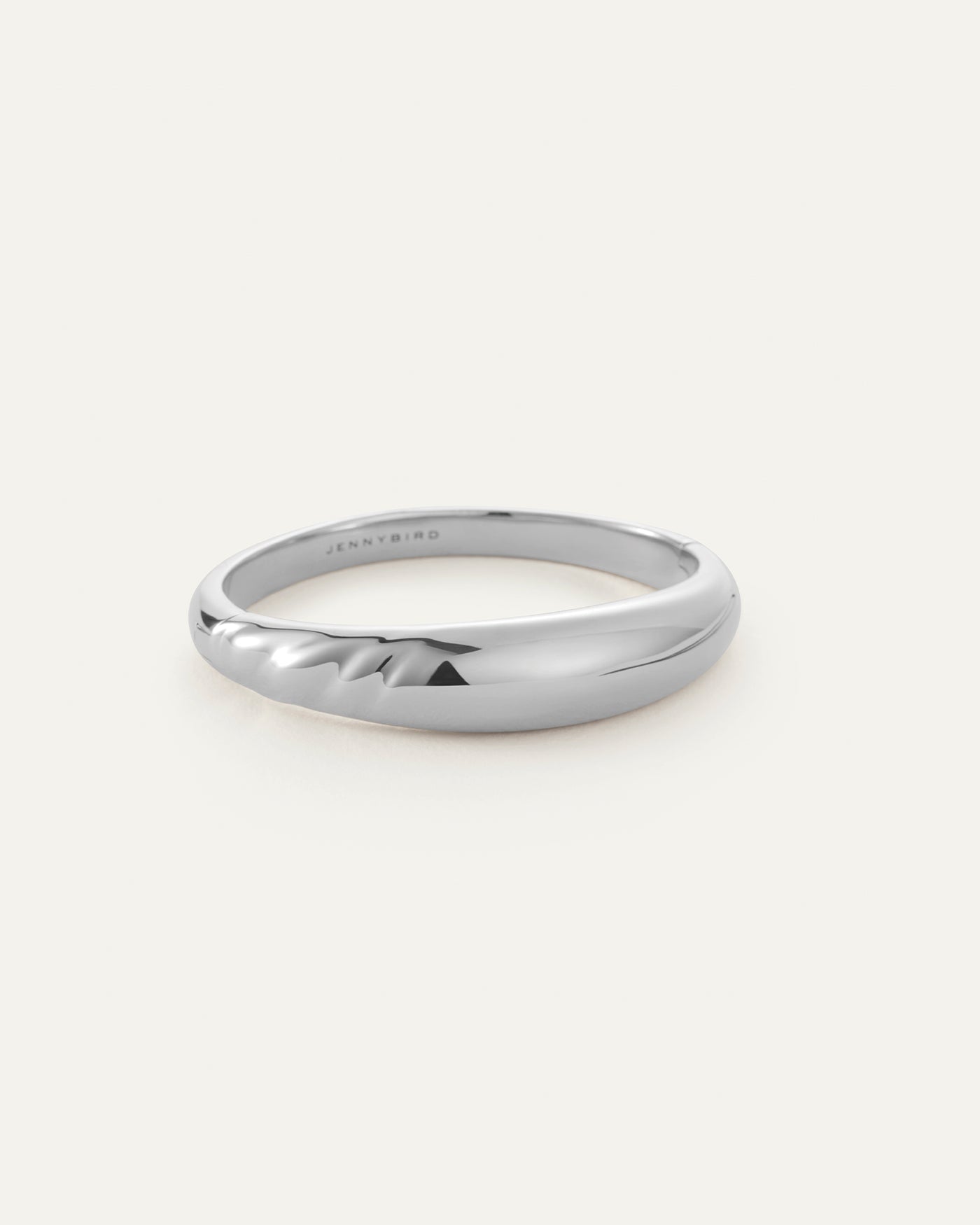 Nelle Bangle | Silver Waterproof Bangle Bracelet | JENNY BIRD