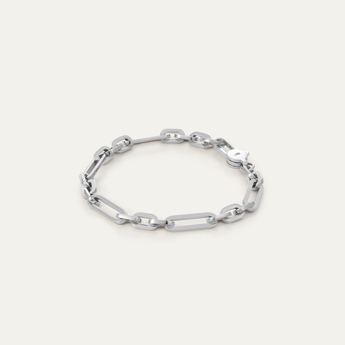 Mercer Bracelet | Silver Waterproof Paperclip Bracelet | JENNY BIRD
