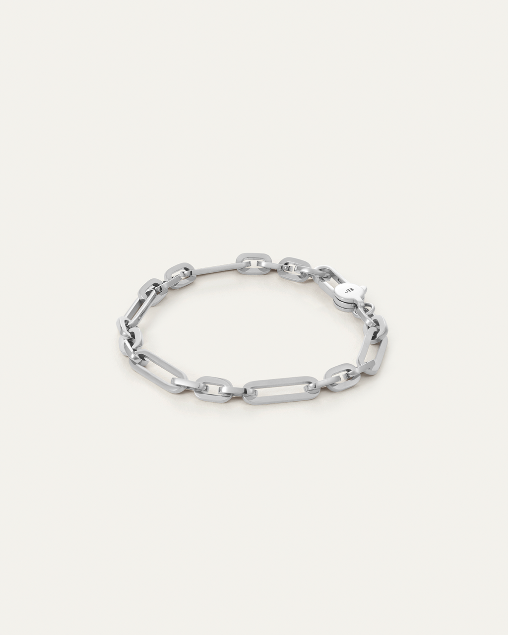 Mercer Bracelet | Silver Waterproof Paperclip Bracelet | JENNY BIRD