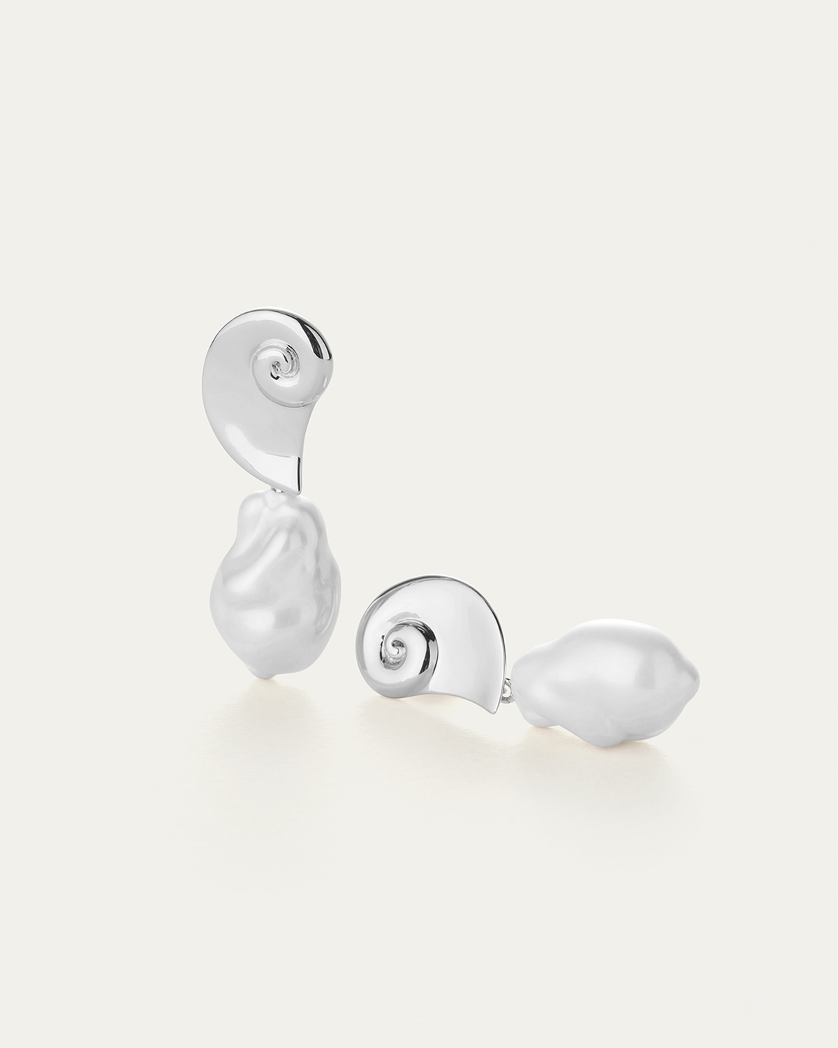 Petra Earrings - Silver | JENNY BIRD