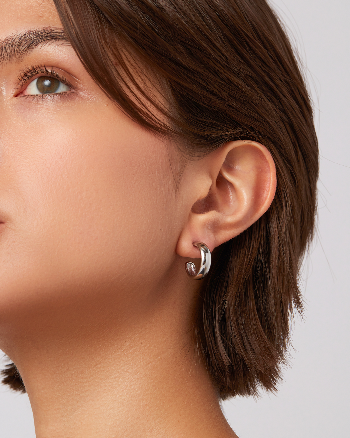 Staple Hoop Earrings - Small