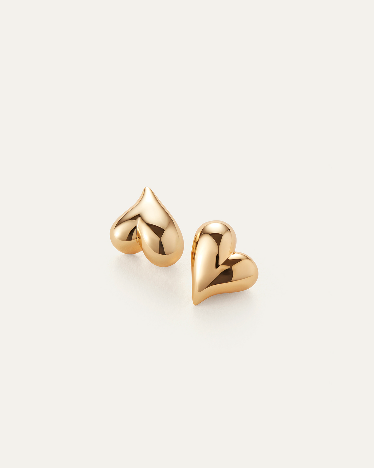 Jenny Bird Monroe Earrings, High Polish Gold main image 0